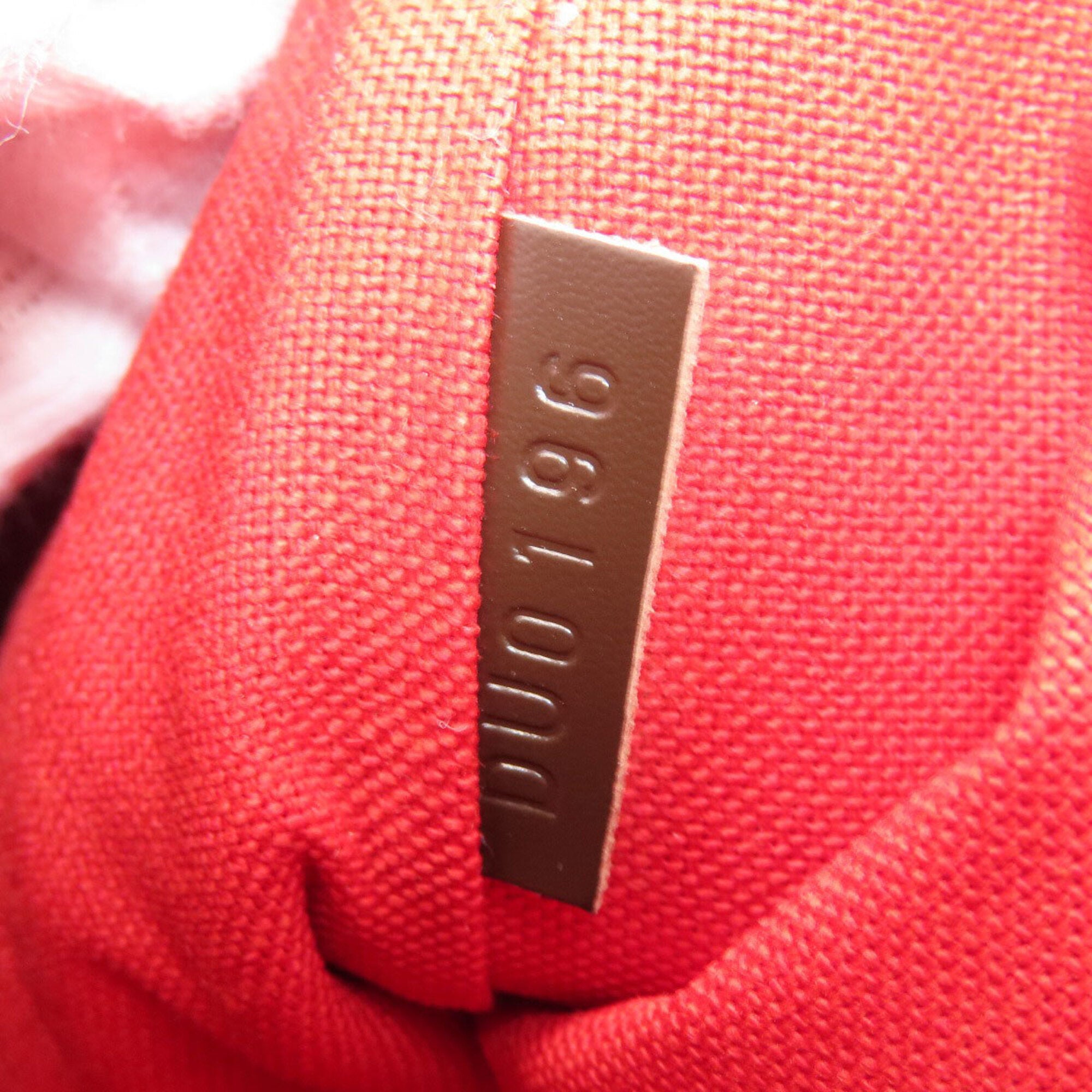 Louis Vuitton Damier Damier Canvas Ebene Damier Canvas Shoulder Bag (Pre-Owned)