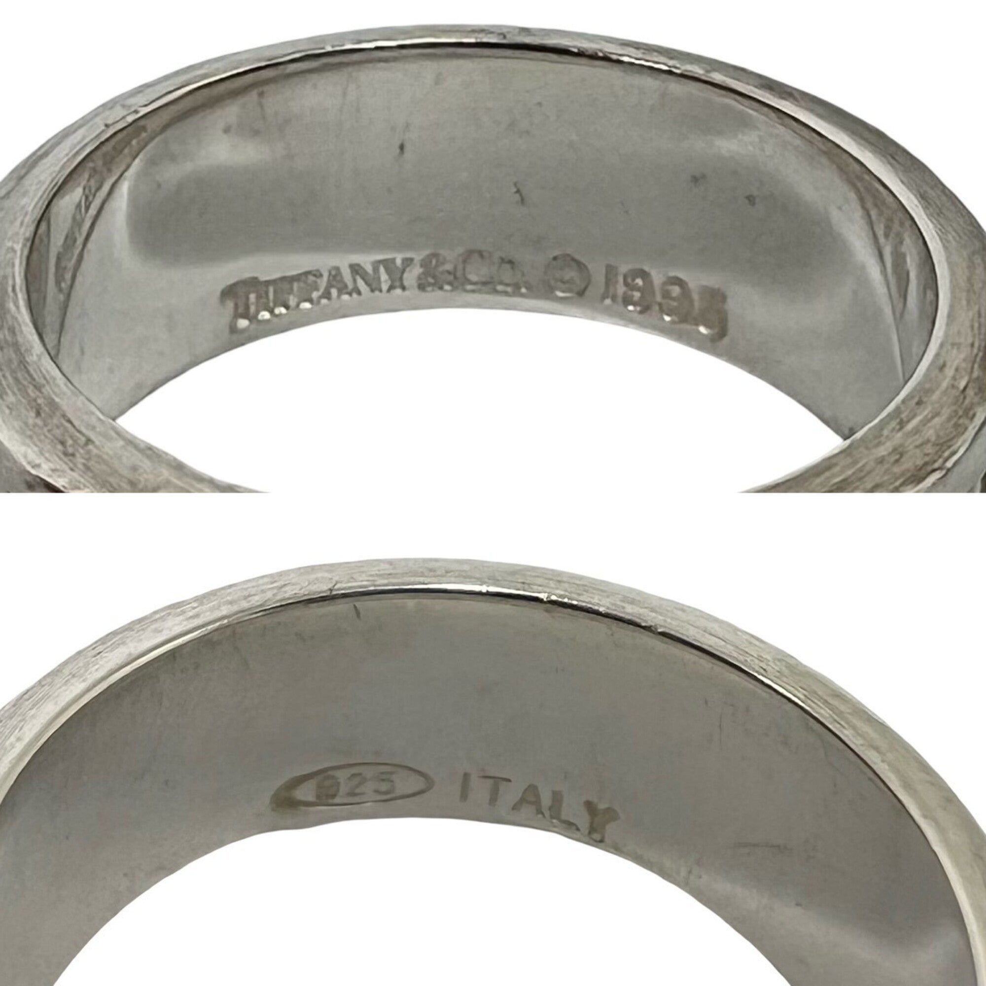 Tiffany Silver Silver 925 Band Ring (Pre-Owned)