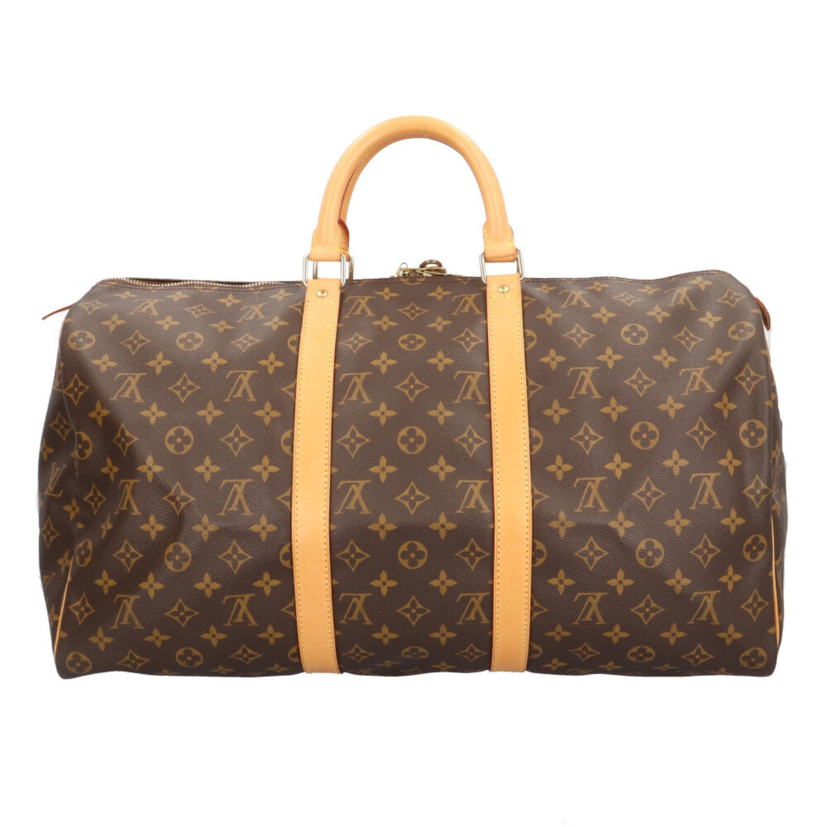 Louis Vuitton Brown Monogram Canvas Boston Bag Handbag (Pre-Owned)