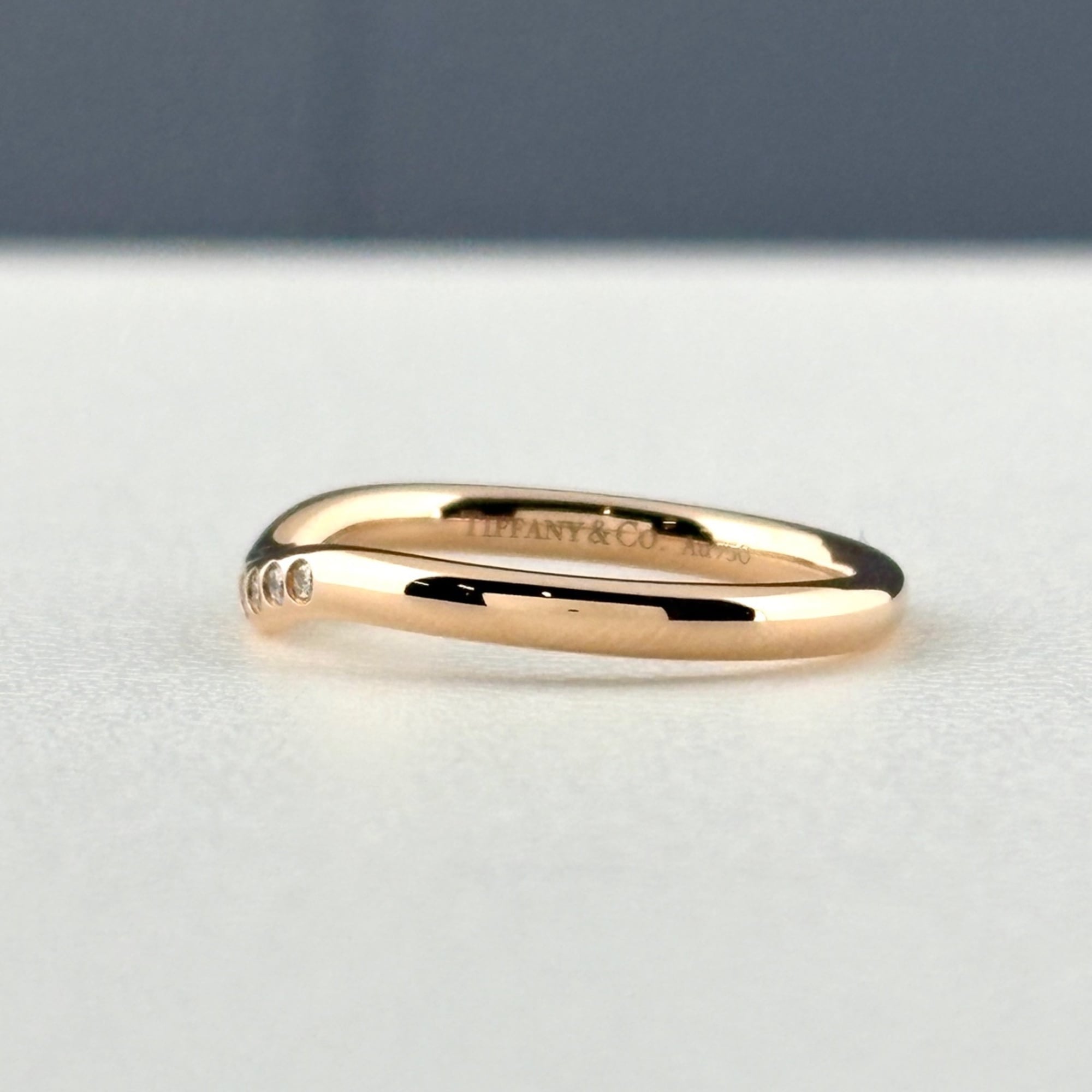 Tiffany Pink Gold (18K) Band Ring (Pre-Owned)