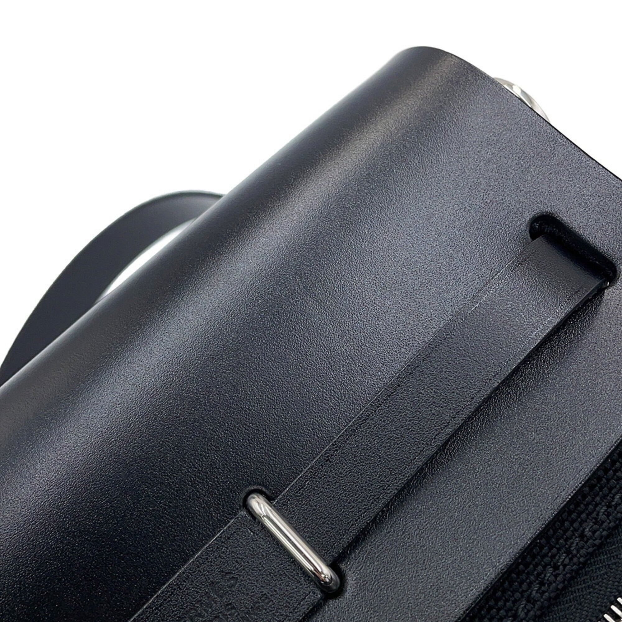 Hermes Kara Black Toile H Handbag Shoulder Bag (Pre-Owned)
