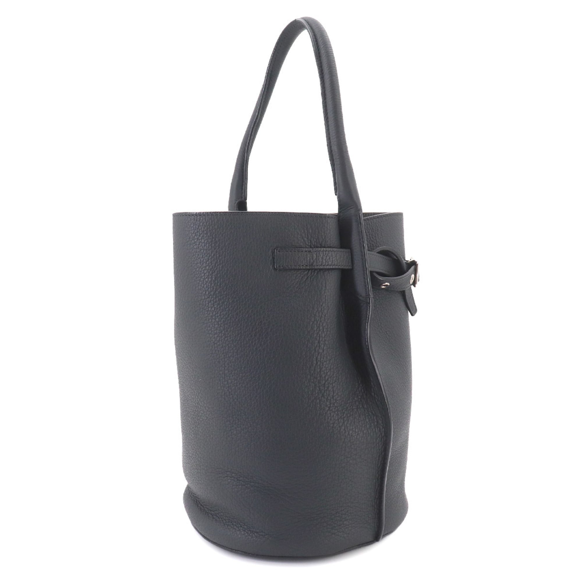 Celine Gray Leather Handbag Pouch (Pre-Owned)