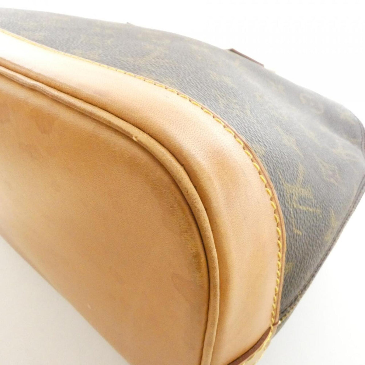 Louis Vuitton Brown Coated Canvas Handbag (Pre-Owned)