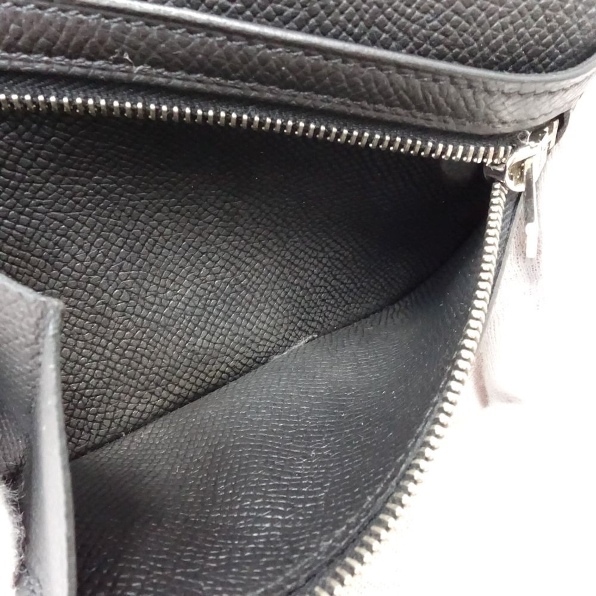 Hermes Black Epsom Leather Wallet (Bi-Fold) (Pre-Owned)
