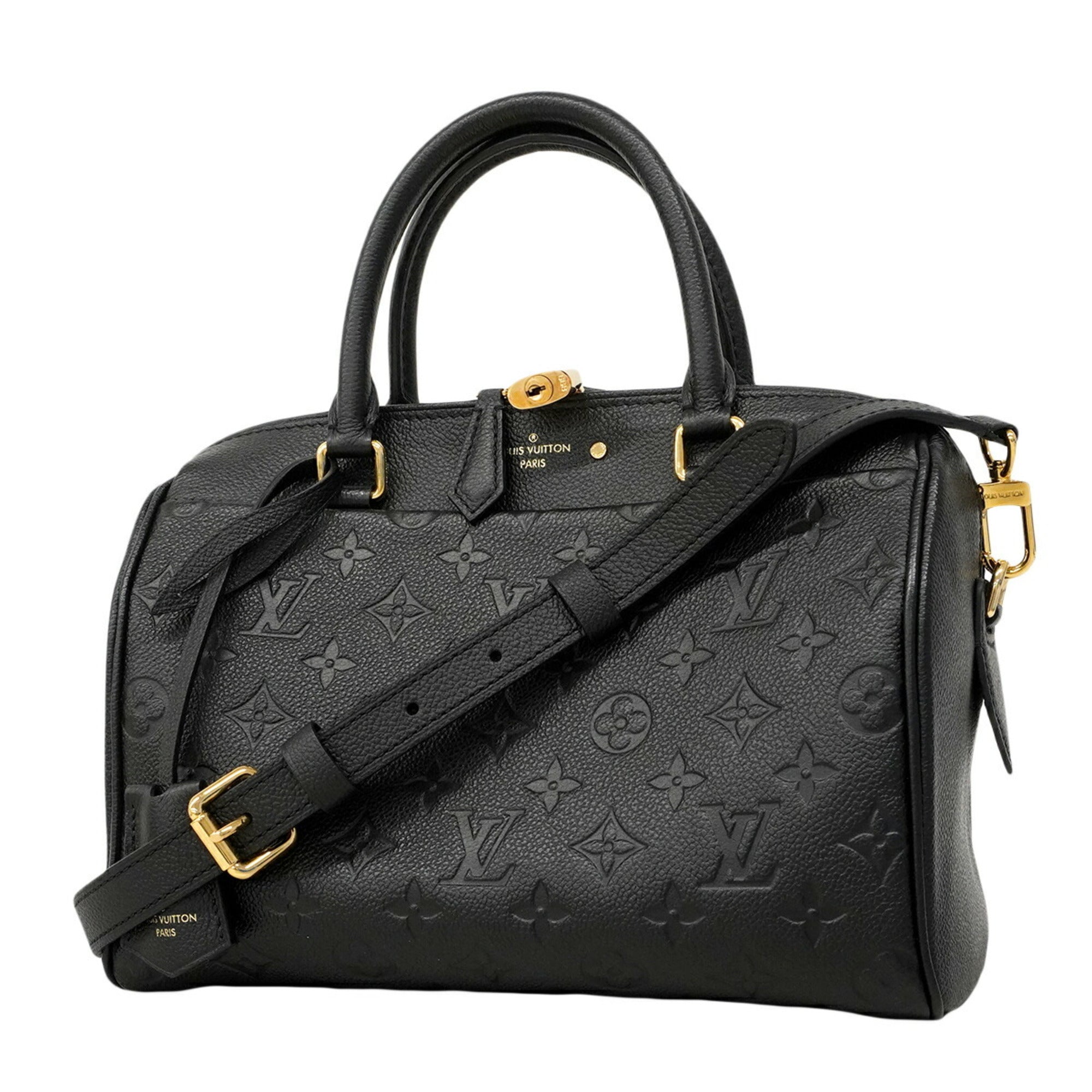 Louis Vuitton Noir Handbag (Pre-Owned)