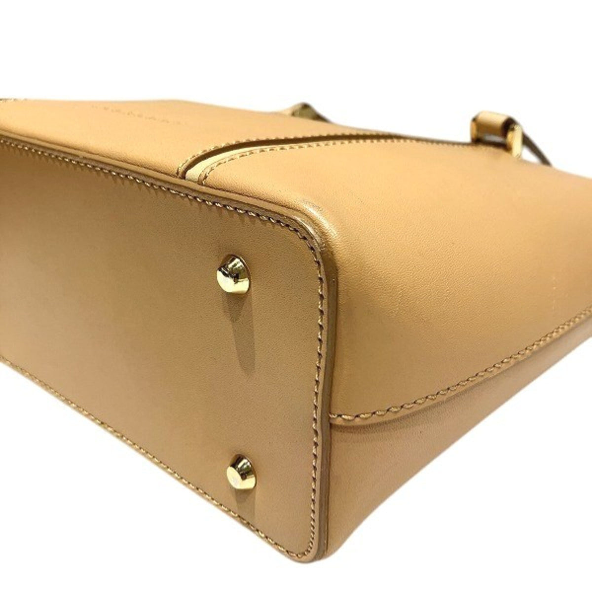 Burberry Beige Canvas Leather Handbag (Pre-Owned)