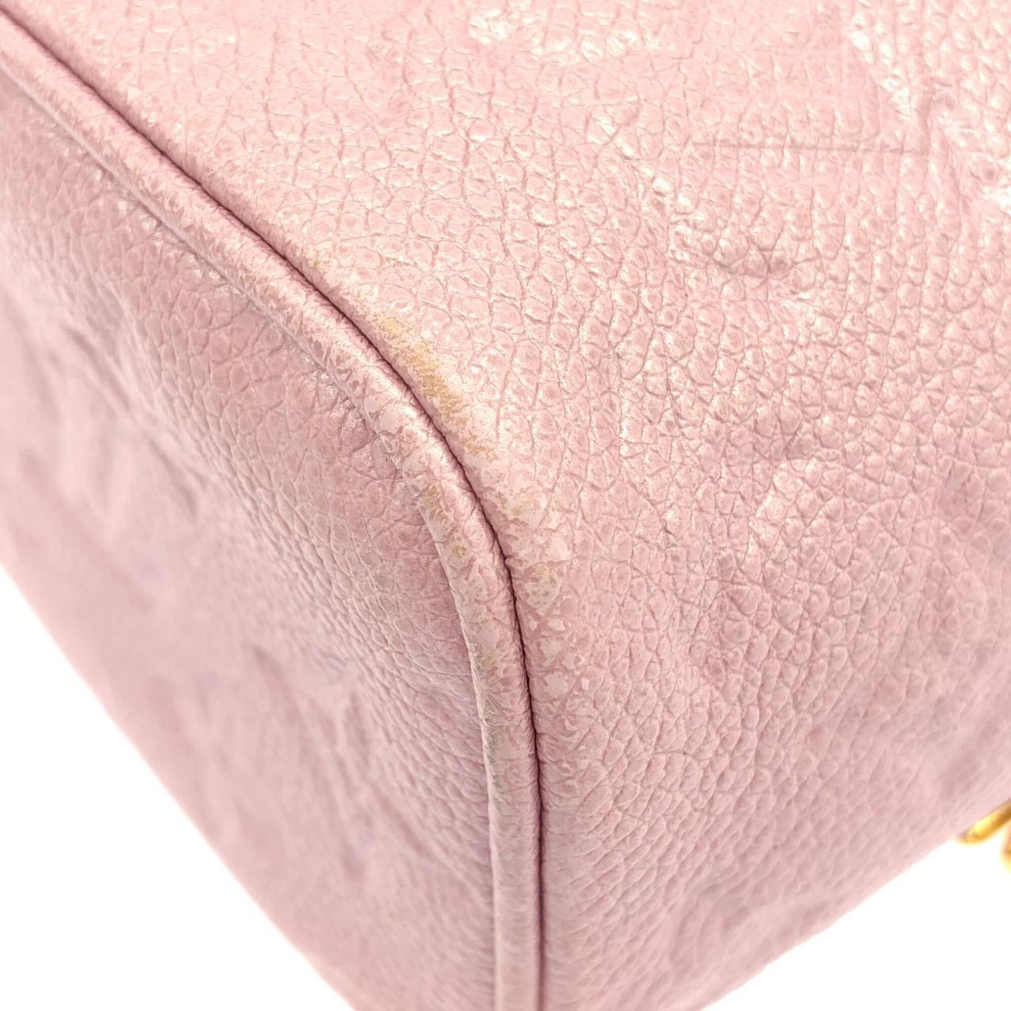 Louis Vuitton Purple Leather Handbag (Pre-Owned)