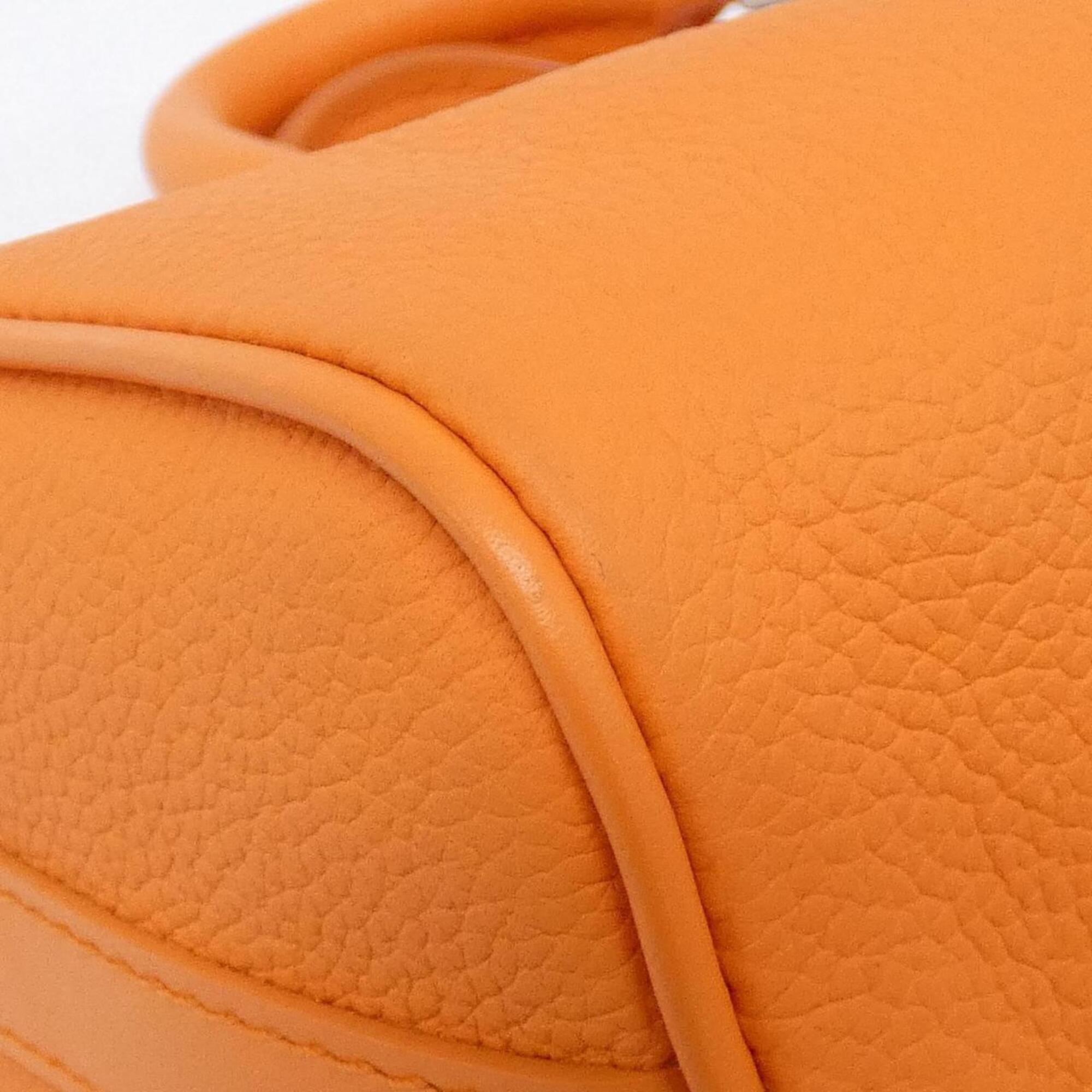 Louis Vuitton Orange Leather Boston Bag (Pre-Owned)