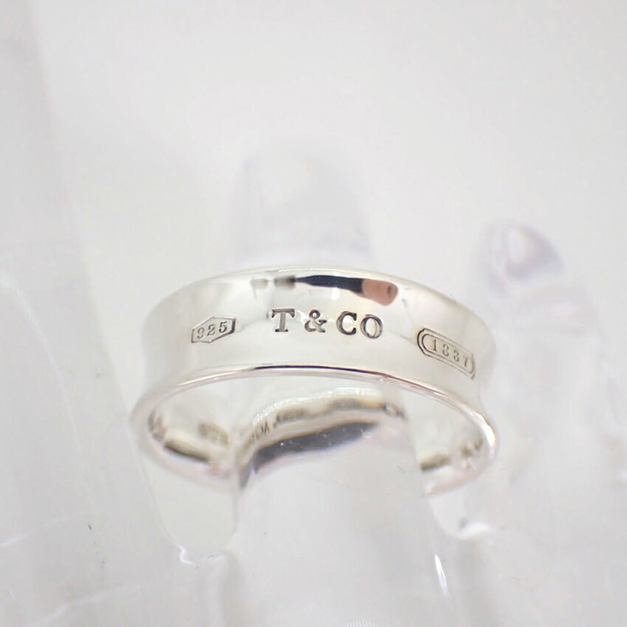 Tiffany Sterling Silver 925 Band Ring (Pre-Owned)