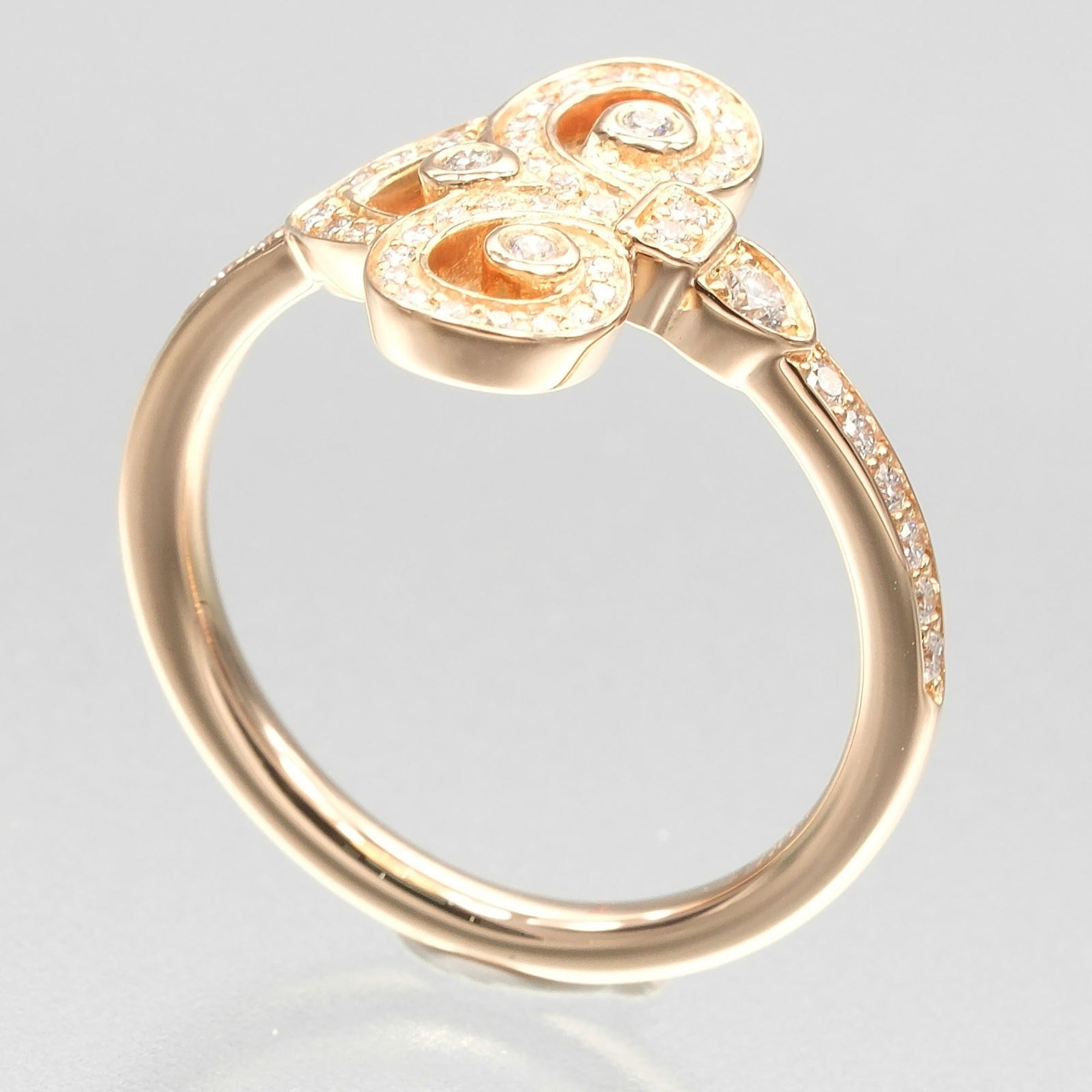 Tiffany Pink Gold (18K) Band Ring (Pre-Owned)