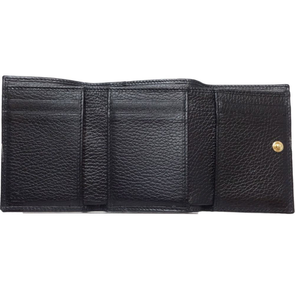 Gucci Black Leather Wallet (Tri-Fold) (Pre-Owned)