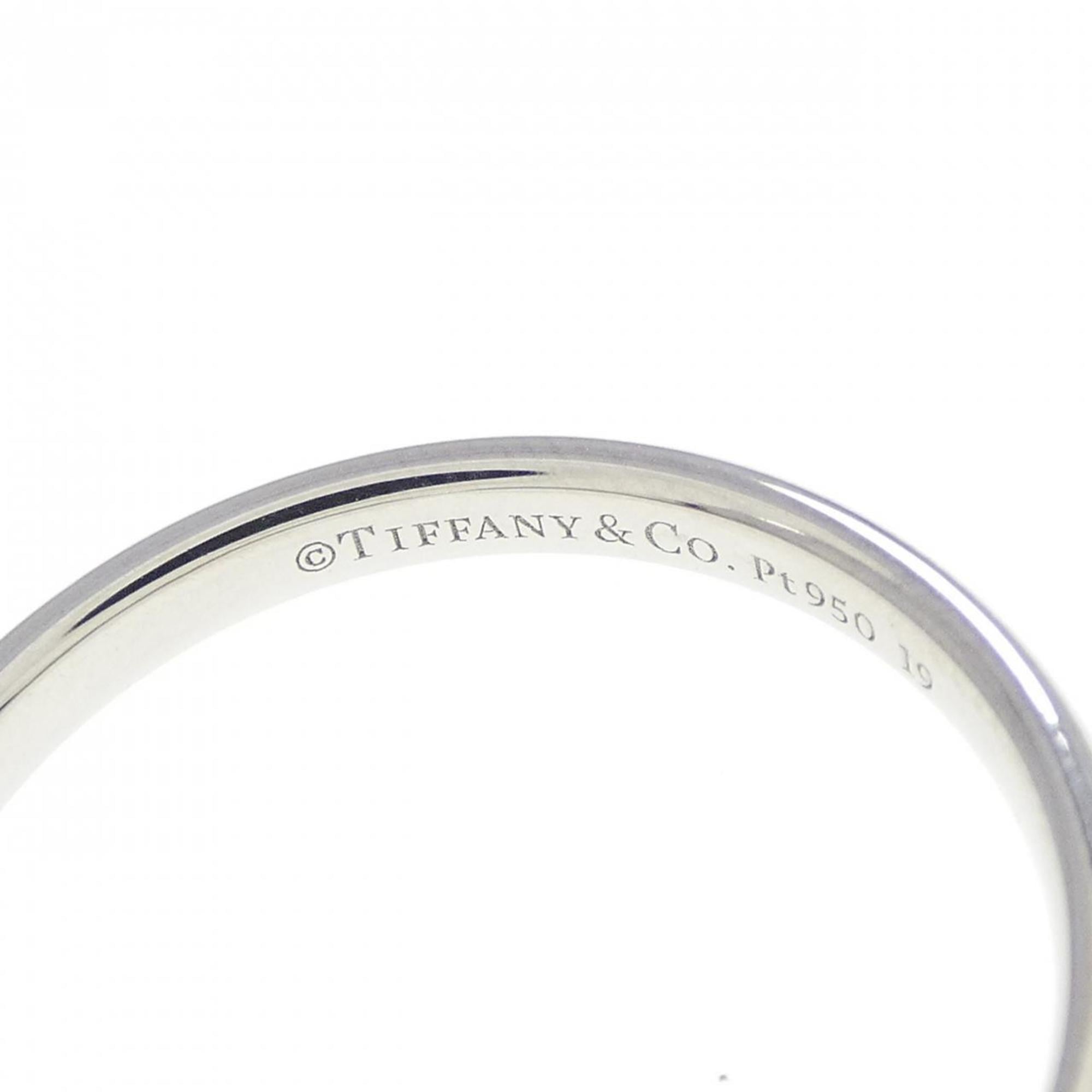 Tiffany Platinum Platinum 950 Band Ring (Pre-Owned)