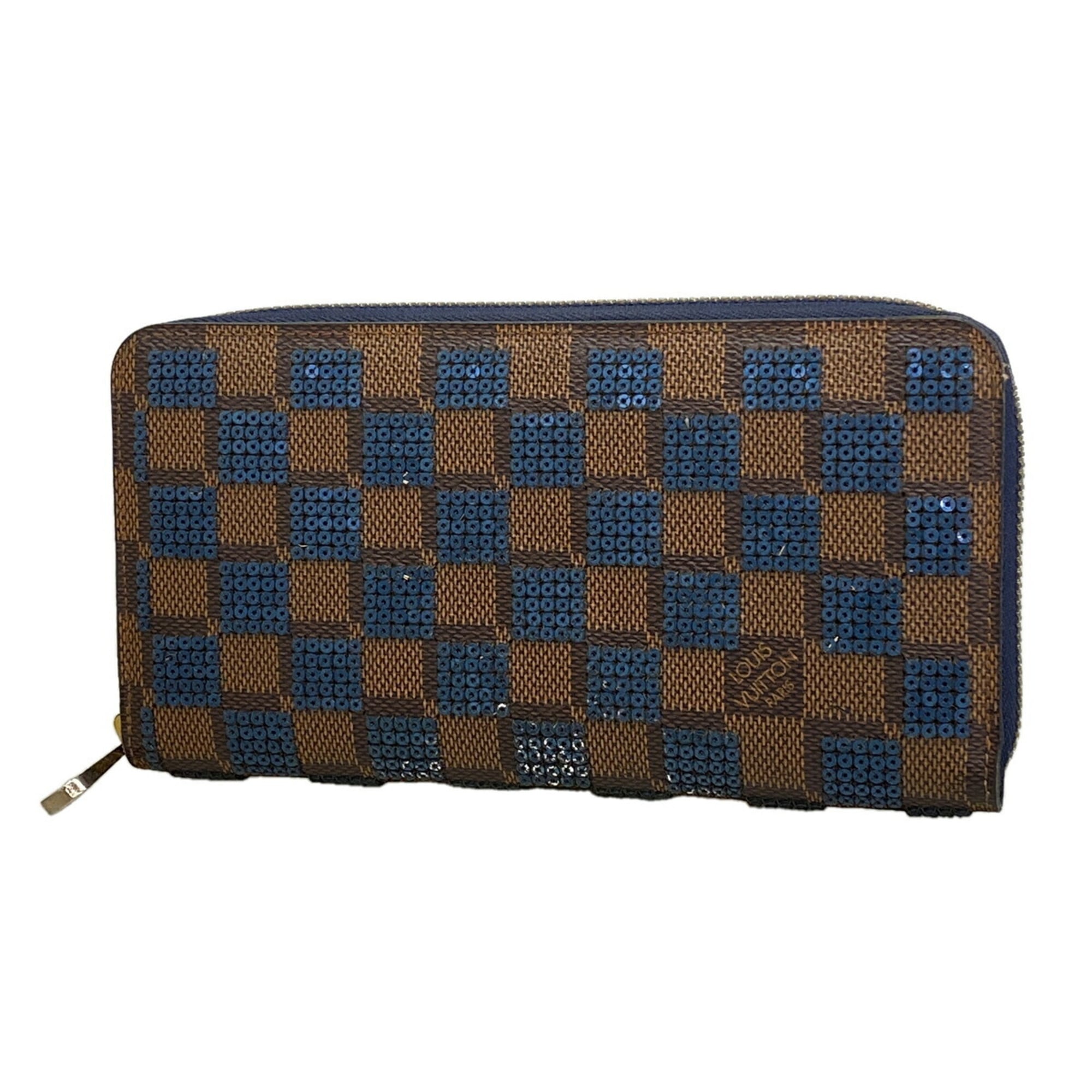Louis Vuitton Blue Ebene Long Wallet (Bi-Fold) (Pre-Owned)
