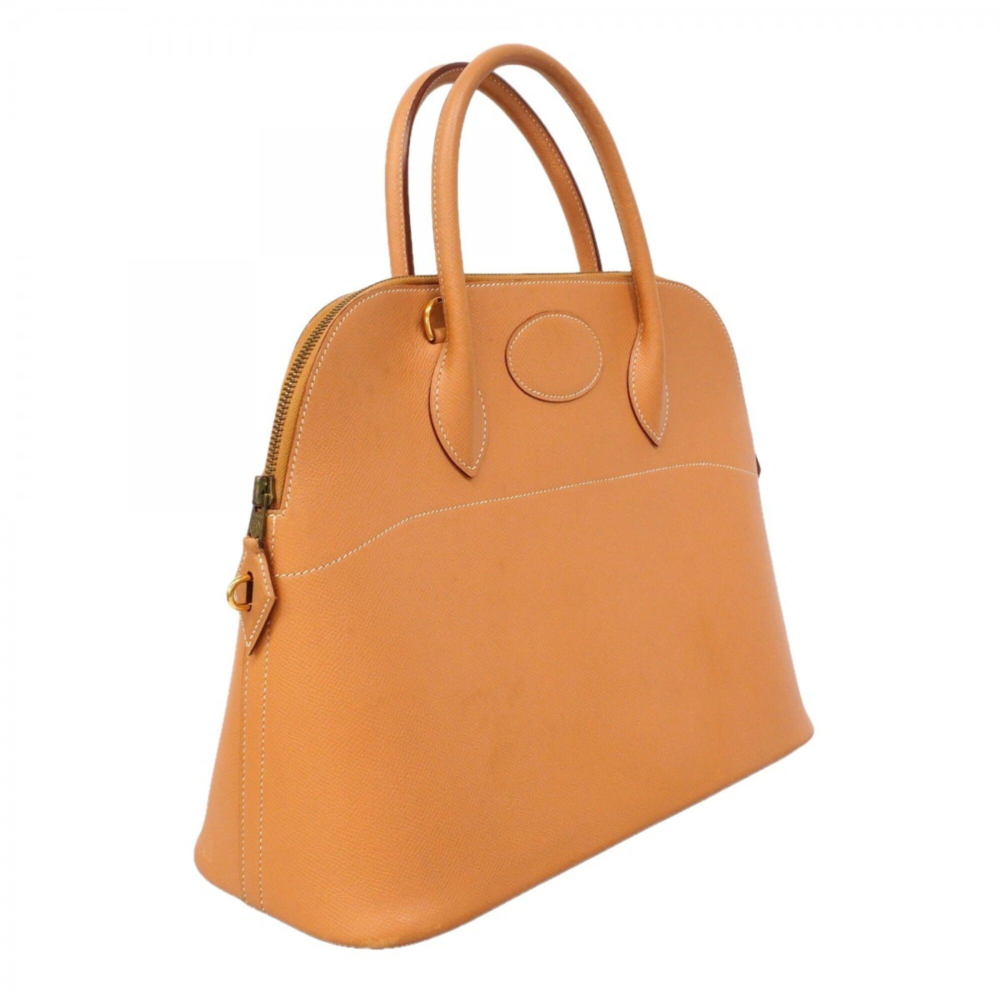 Hermes Natural Sable Courchevel Leather Handbag (Pre-Owned)