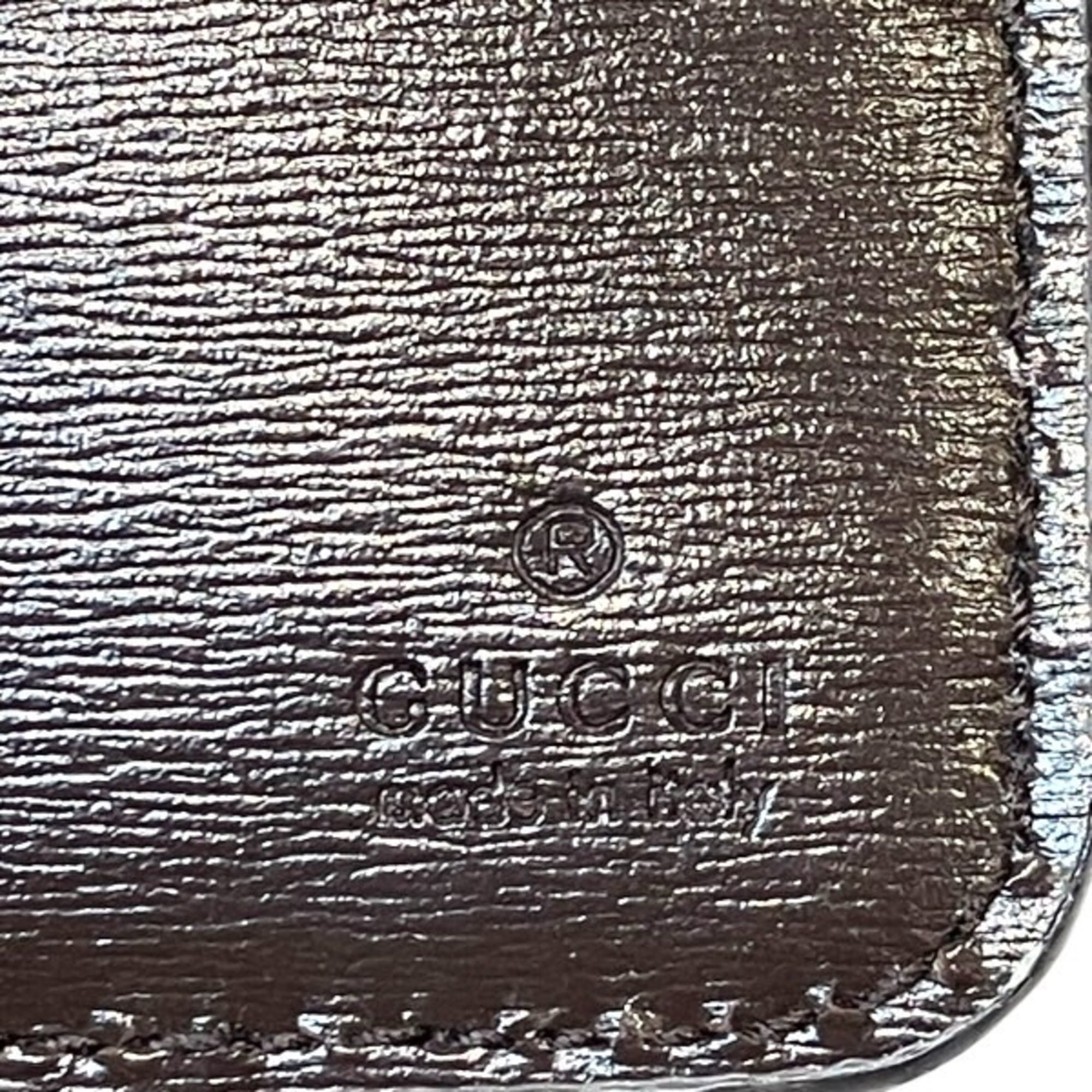 Gucci Beige Brown Gg Canvas Wallet (Bi-Fold) (Pre-Owned)