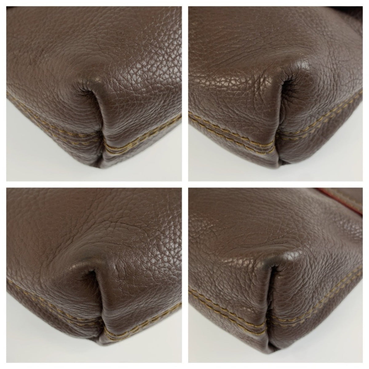 Chloé Brown Leather Pochette Shoulder Bag (Pre-Owned)