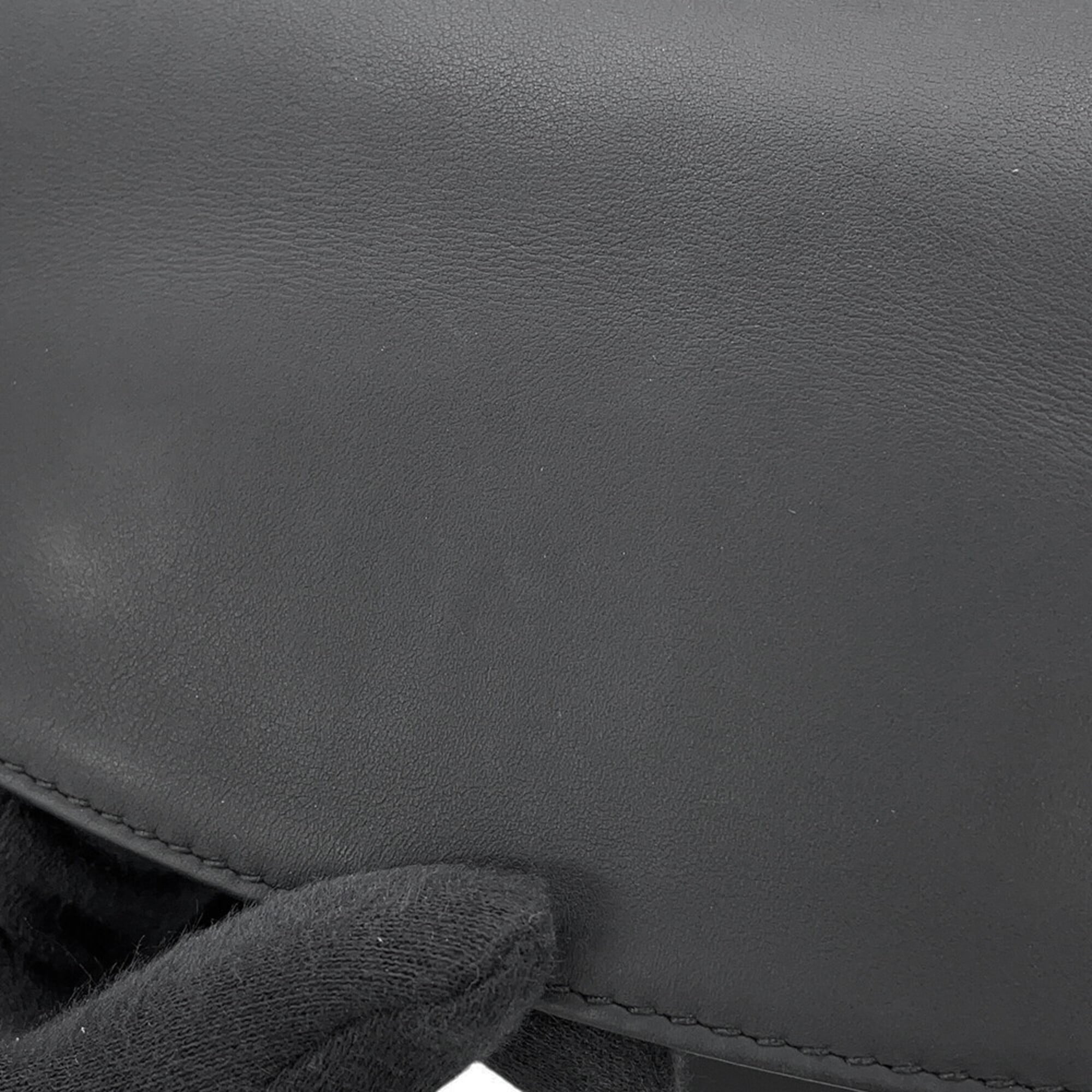 Christian Dior Lady Dior Black Leather Handbag (Pre-Owned)