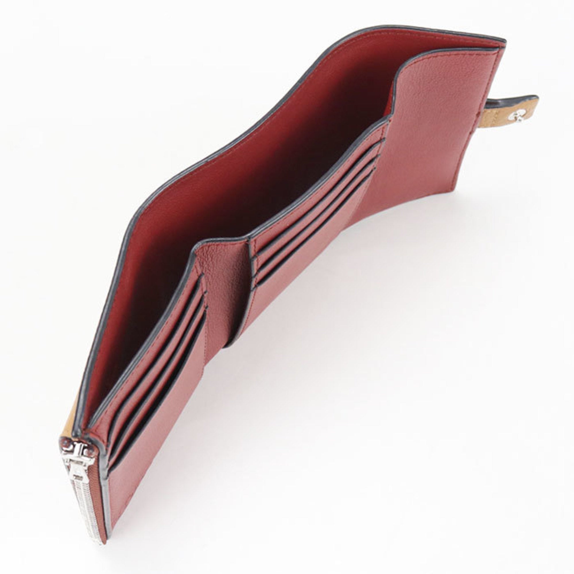 Loewe Brown Leather Coin Purse/Coin Case (Pre-Owned)