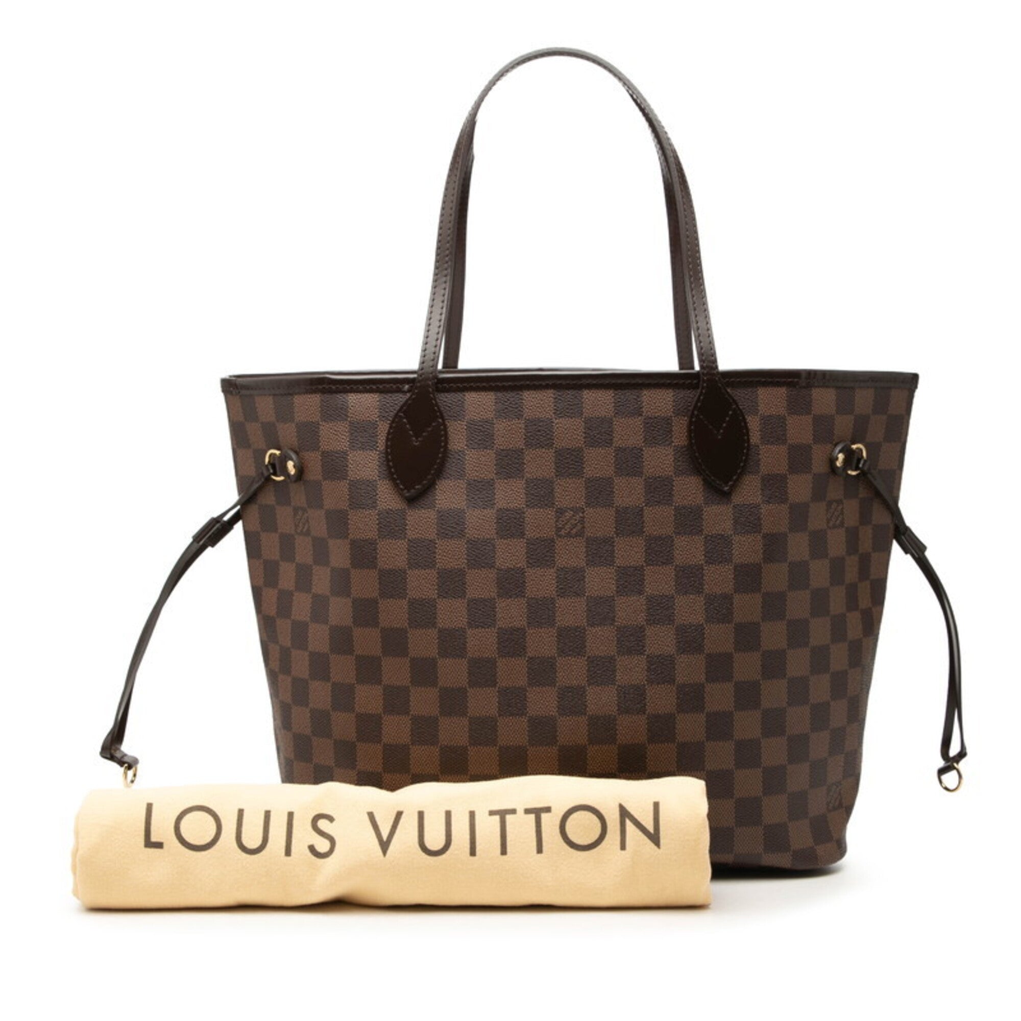 Louis Vuitton Damier Brown Pvc Leather Handbag Shoulder Bag Tote Bag (Pre-Owned)
