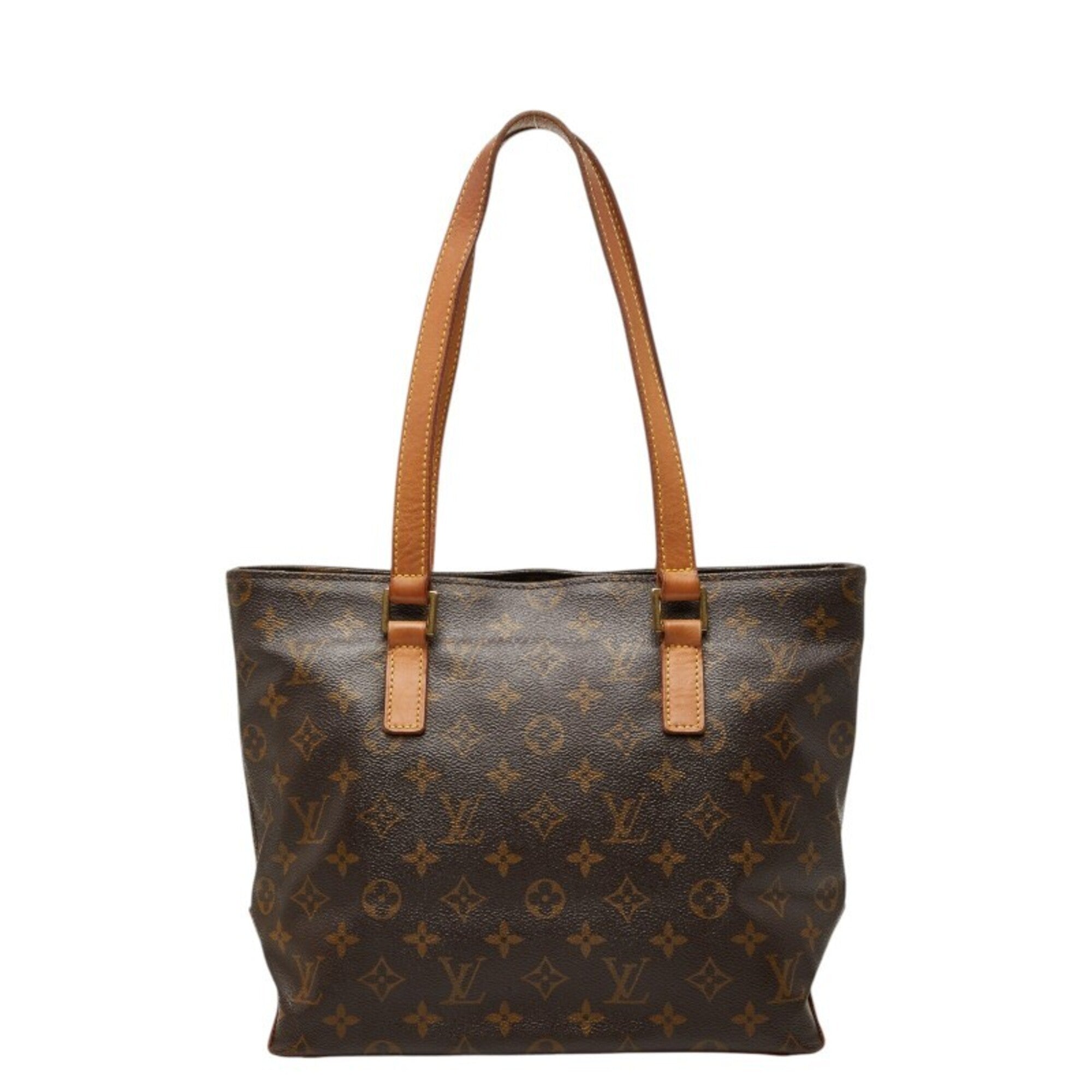 Louis Vuitton Brown Pvc Leather Shoulder Bag Tote Bag (Pre-Owned)