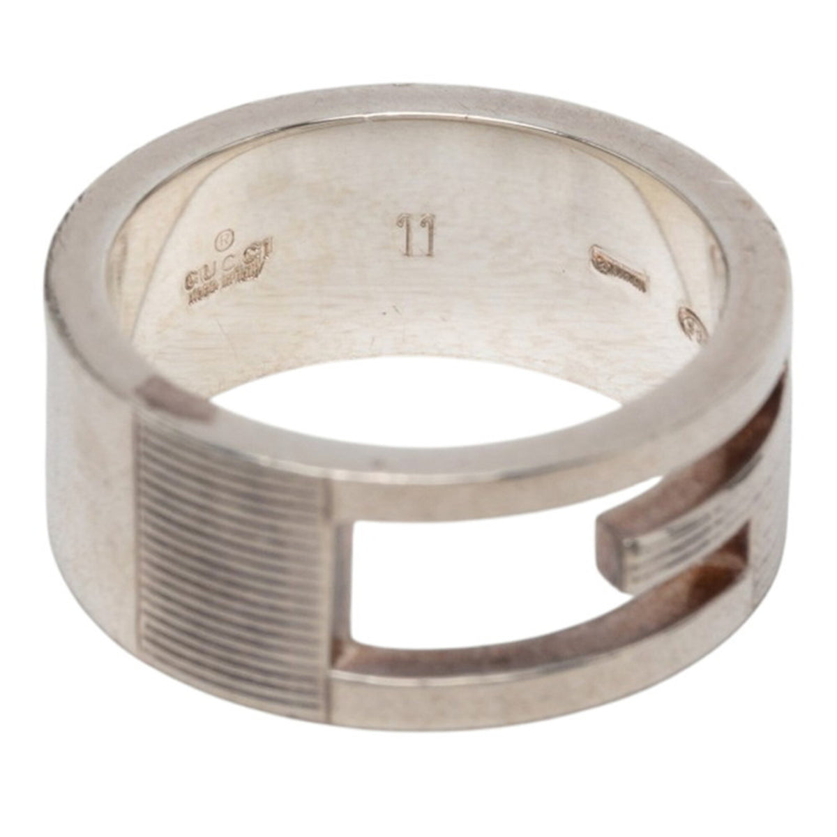 Gucci Silver Silver 925 Band Ring (Pre-Owned)
