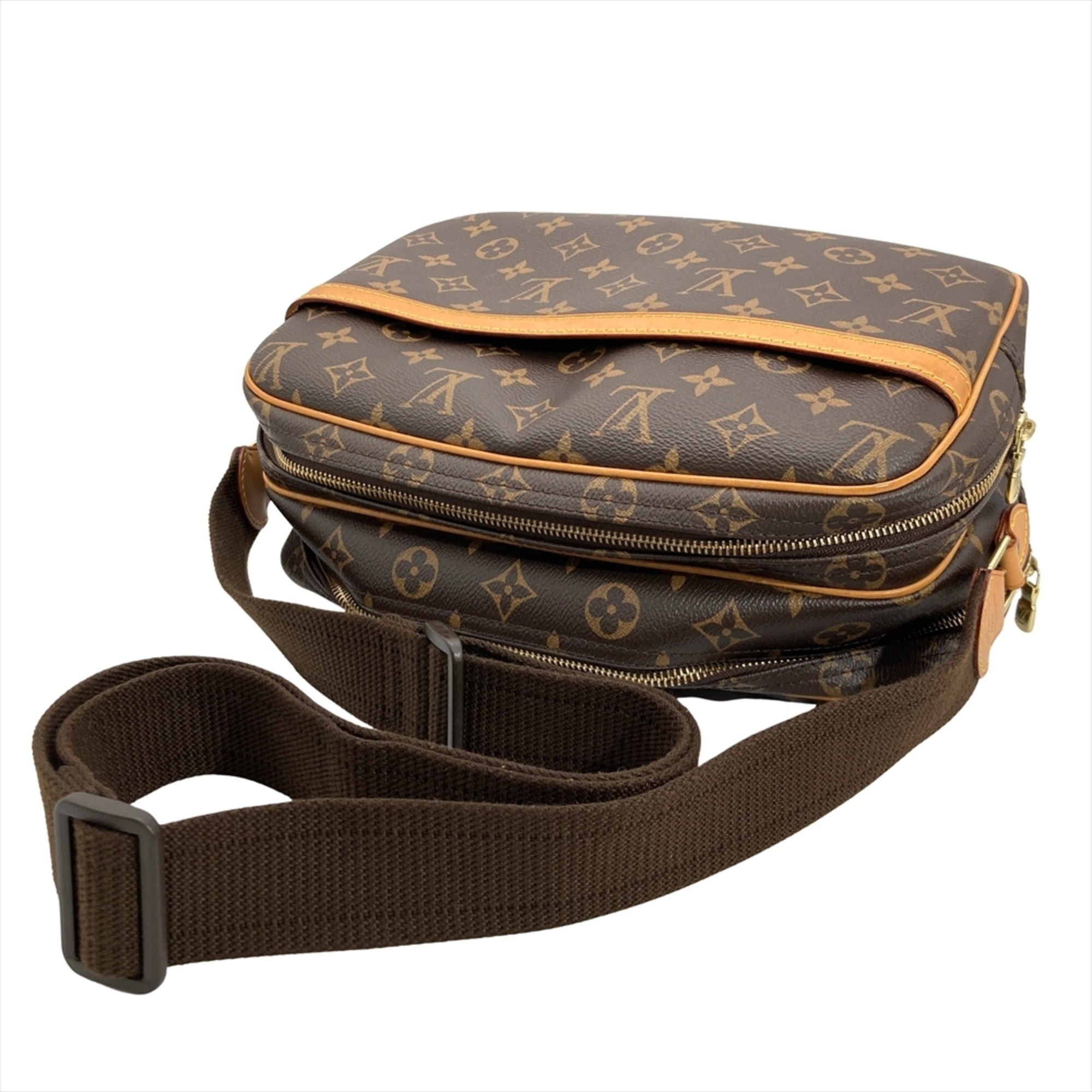 Louis Vuitton Brown Monogram Canvas Shoulder Bag (Pre-Owned)