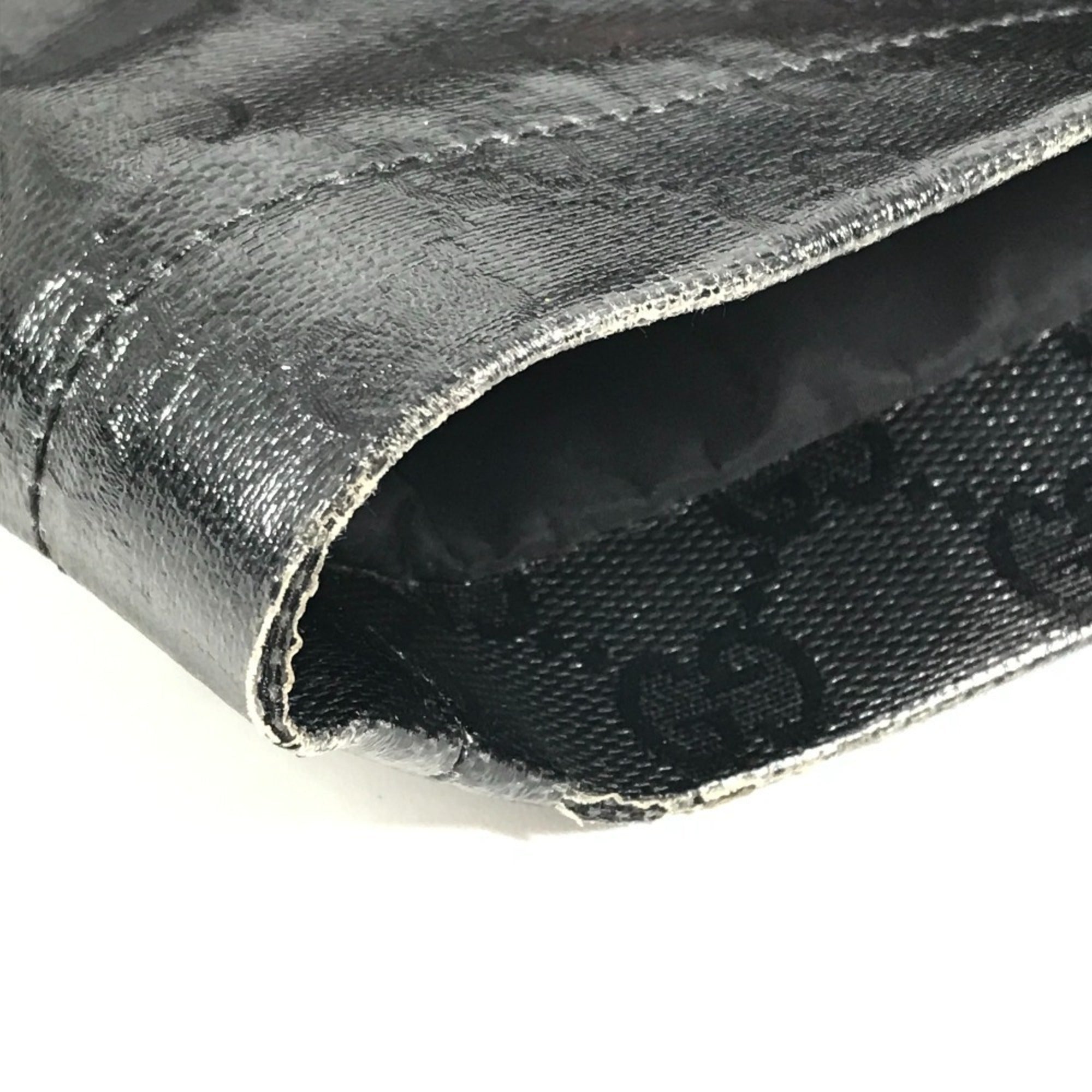Gucci Black Coated Canvas Handbag Tote Bag (Pre-Owned)