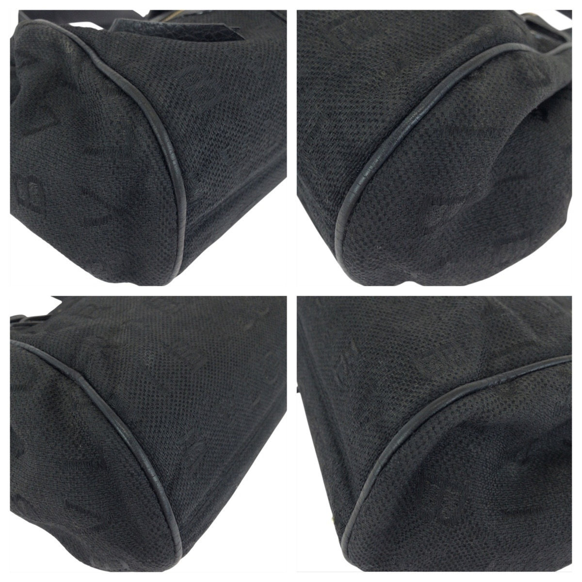 Bvlgari Black Canvas Handbag (Pre-Owned)
