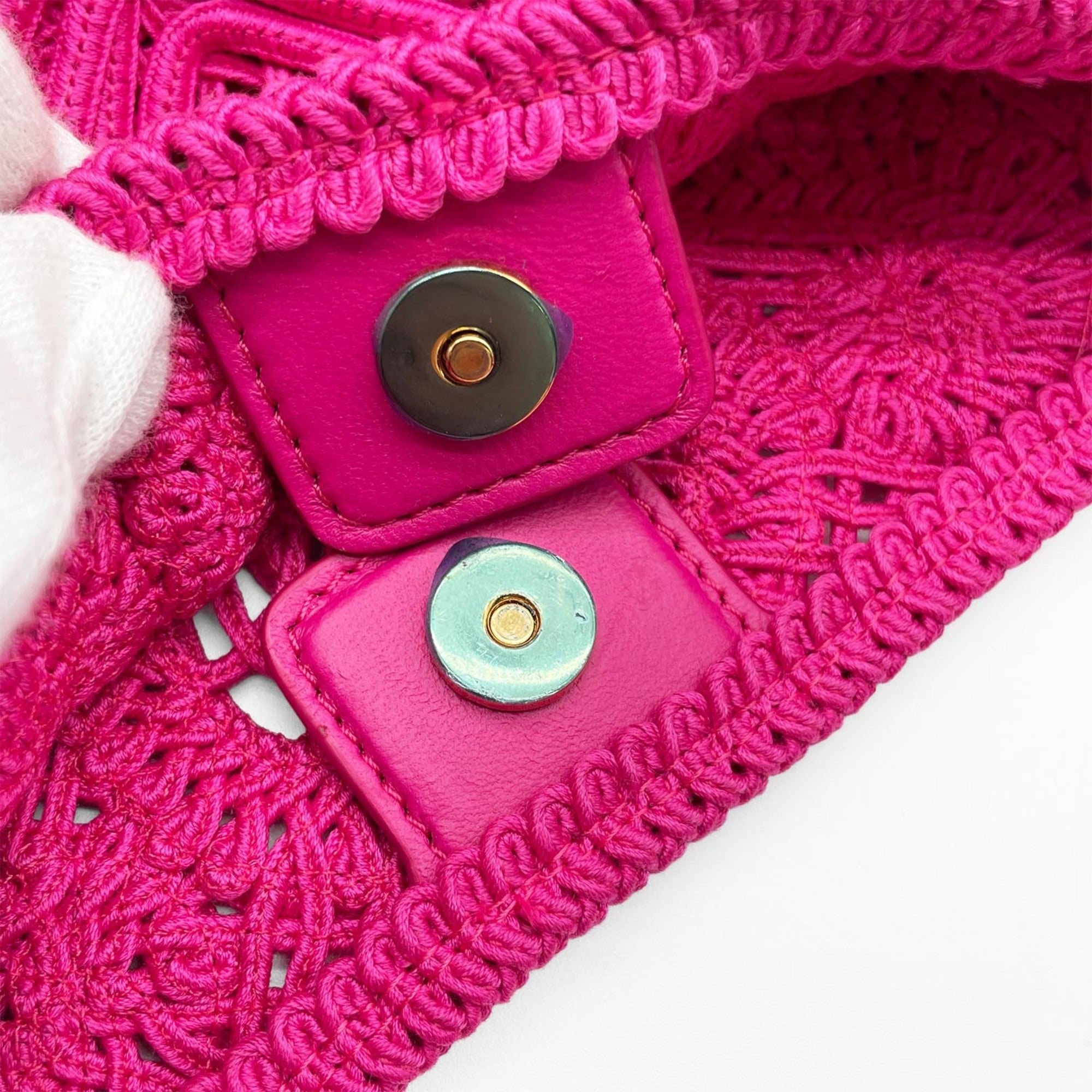 Dolce & Gabbana Pink Cotton Shoulder Bag (Pre-Owned)