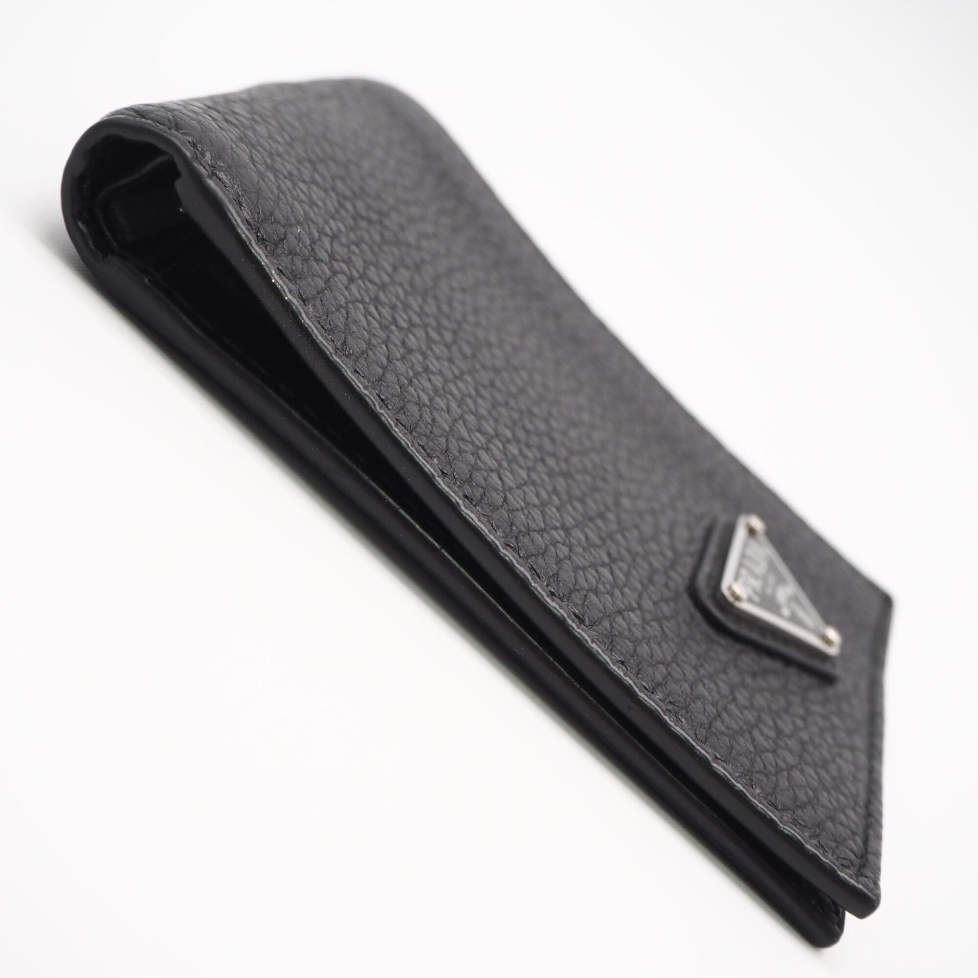 Prada Black Leather Wallet (Bi-Fold) (Pre-Owned)