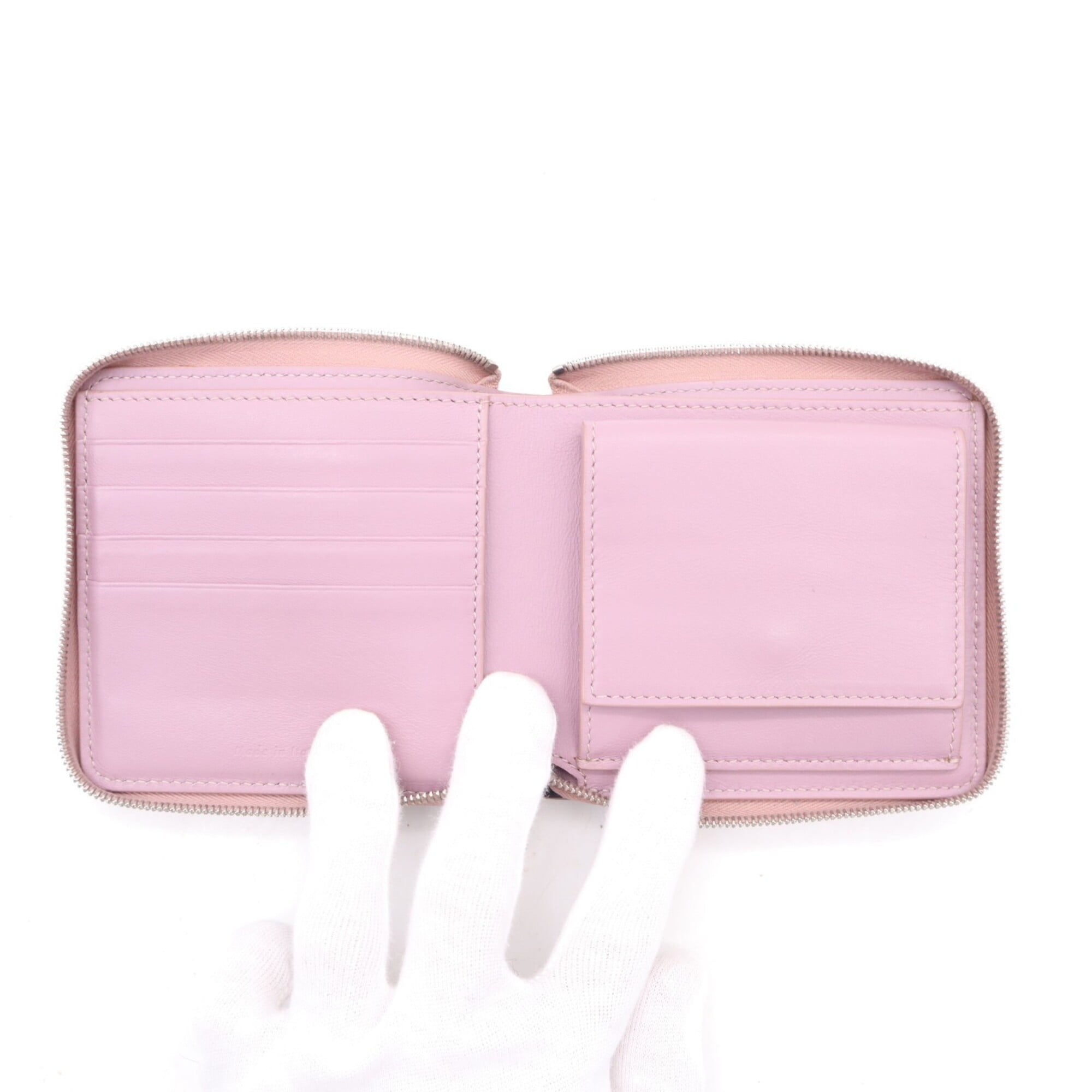 Celine Black Pink Leather Wallet (Bi-Fold) (Pre-Owned)