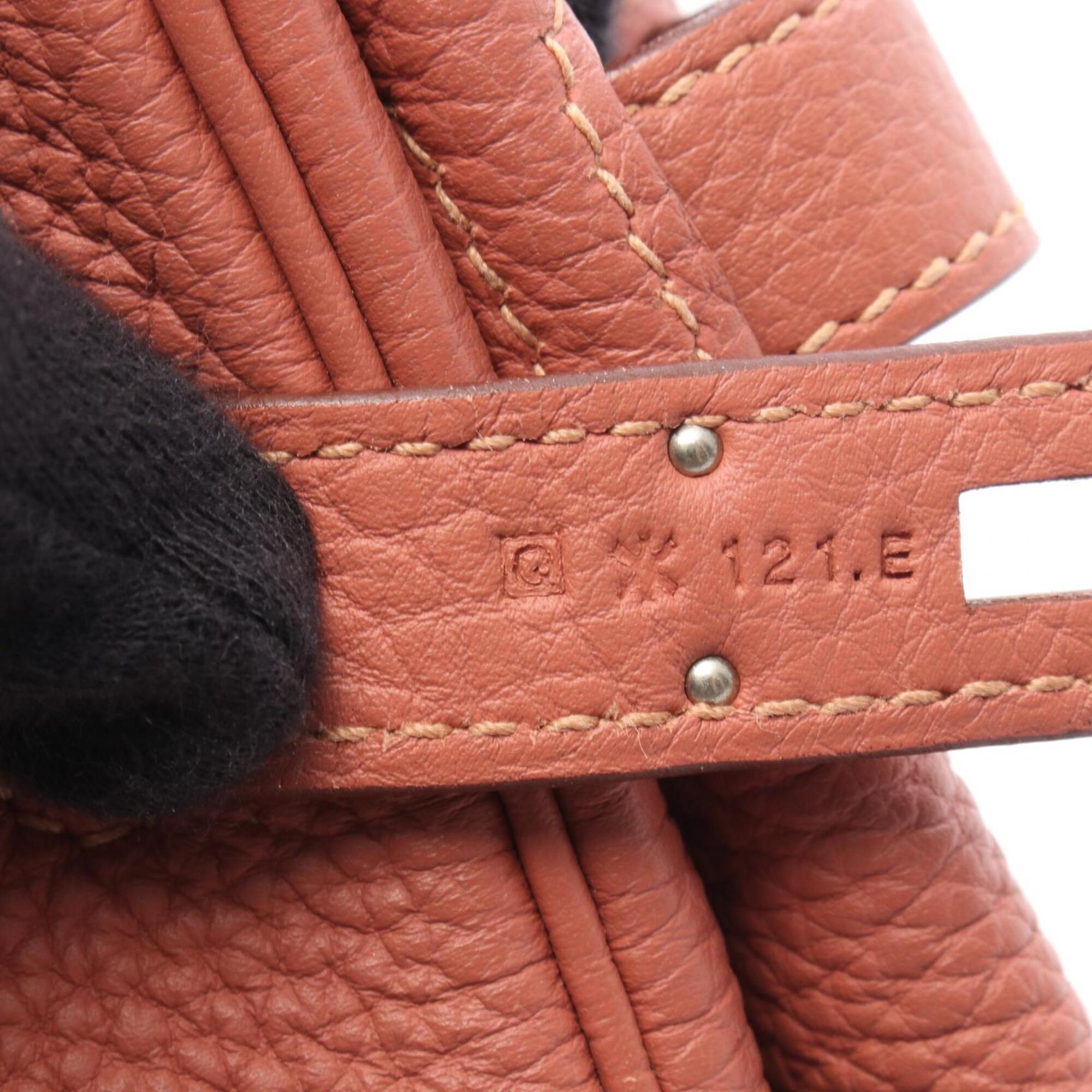 Hermes Pink Rosy Togo Leather Handbag (Pre-Owned)