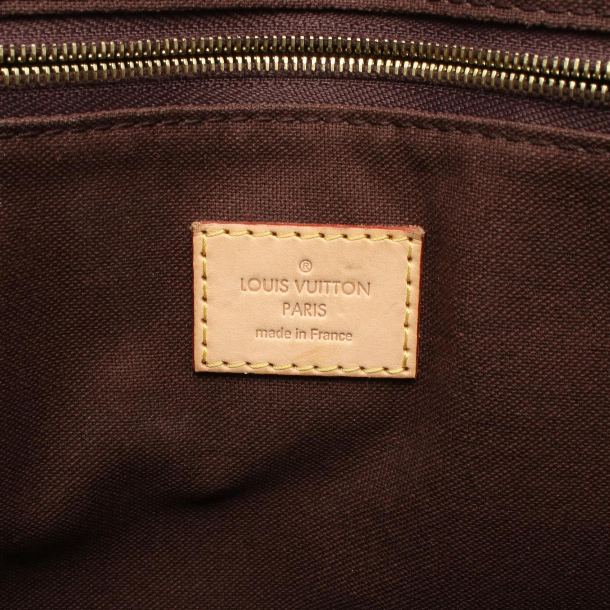 Louis Vuitton Brown Coated Canvas Monogram Pvc Leather Shoulder Bag (Pre-Owned)