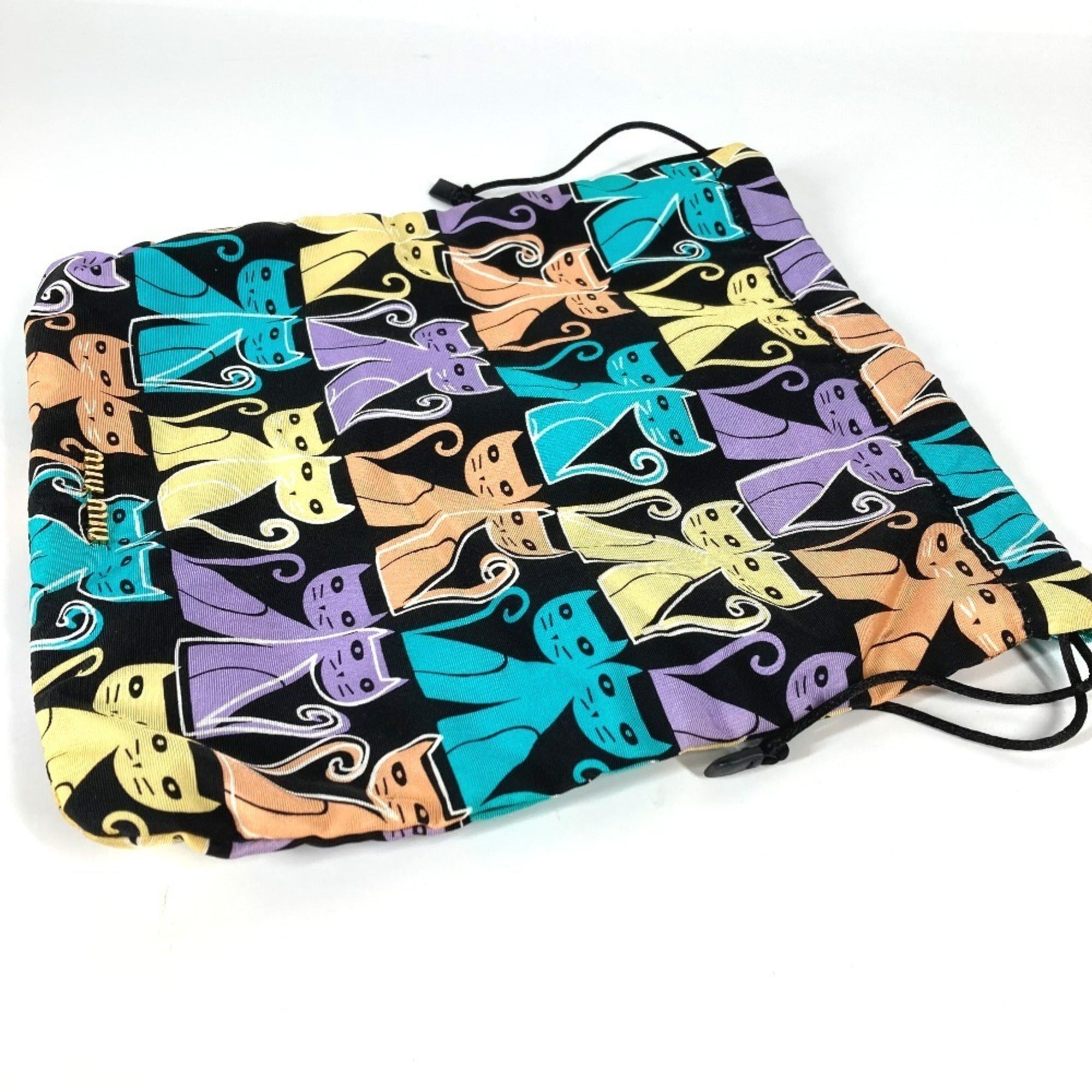 Miu Miu Multi-Color Nylon Pouch (Pre-Owned)