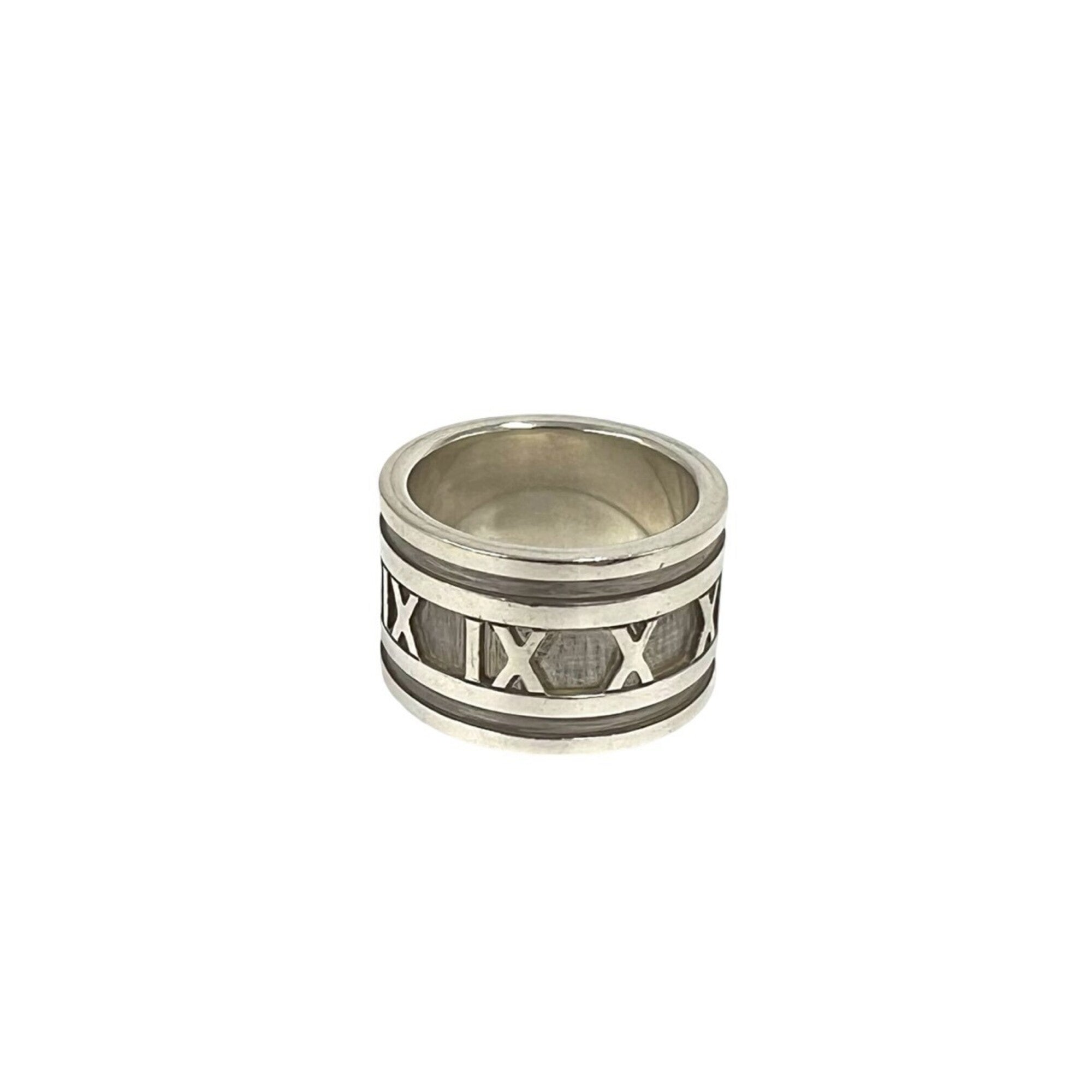 Tiffany Silver Silver 925 Band Ring (Pre-Owned)