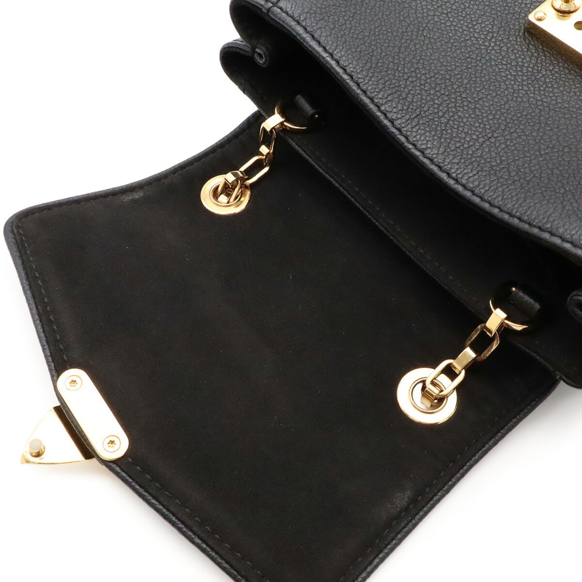 Louis Vuitton Monogram Empreinte Black Noir Monogram Empreinte Shoulder Bag (Pre-Owned)