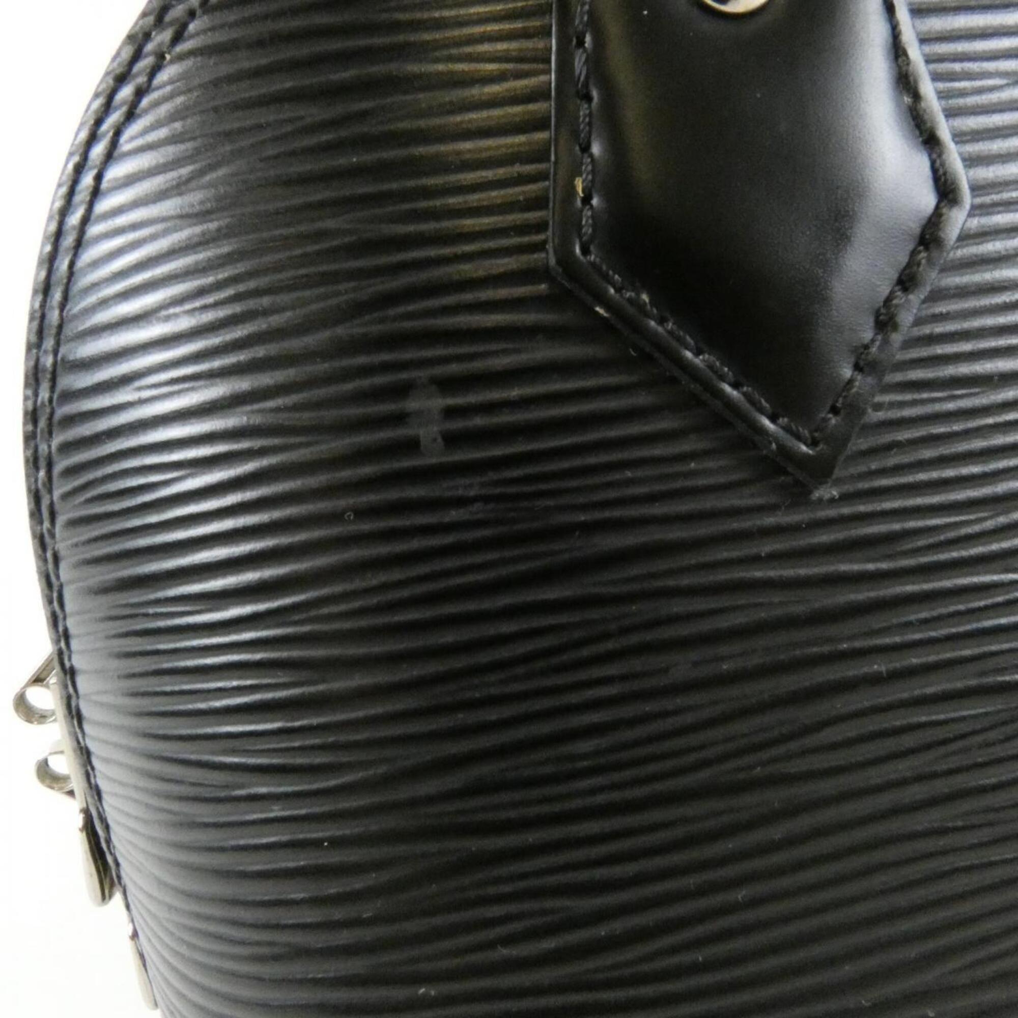 Louis Vuitton Black Leather Handbag (Pre-Owned)
