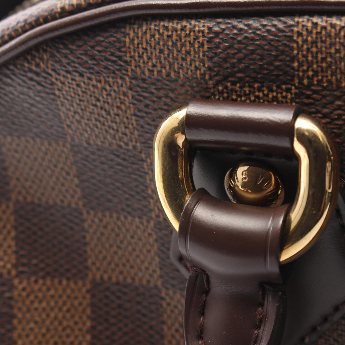 Louis Vuitton Brown Damier Canvas Coated Canvas Handbag (Pre-Owned)