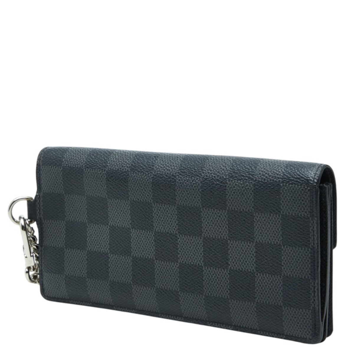 Louis Vuitton Black Pvc Leather Chain/Shoulder Wallet (Pre-Owned)