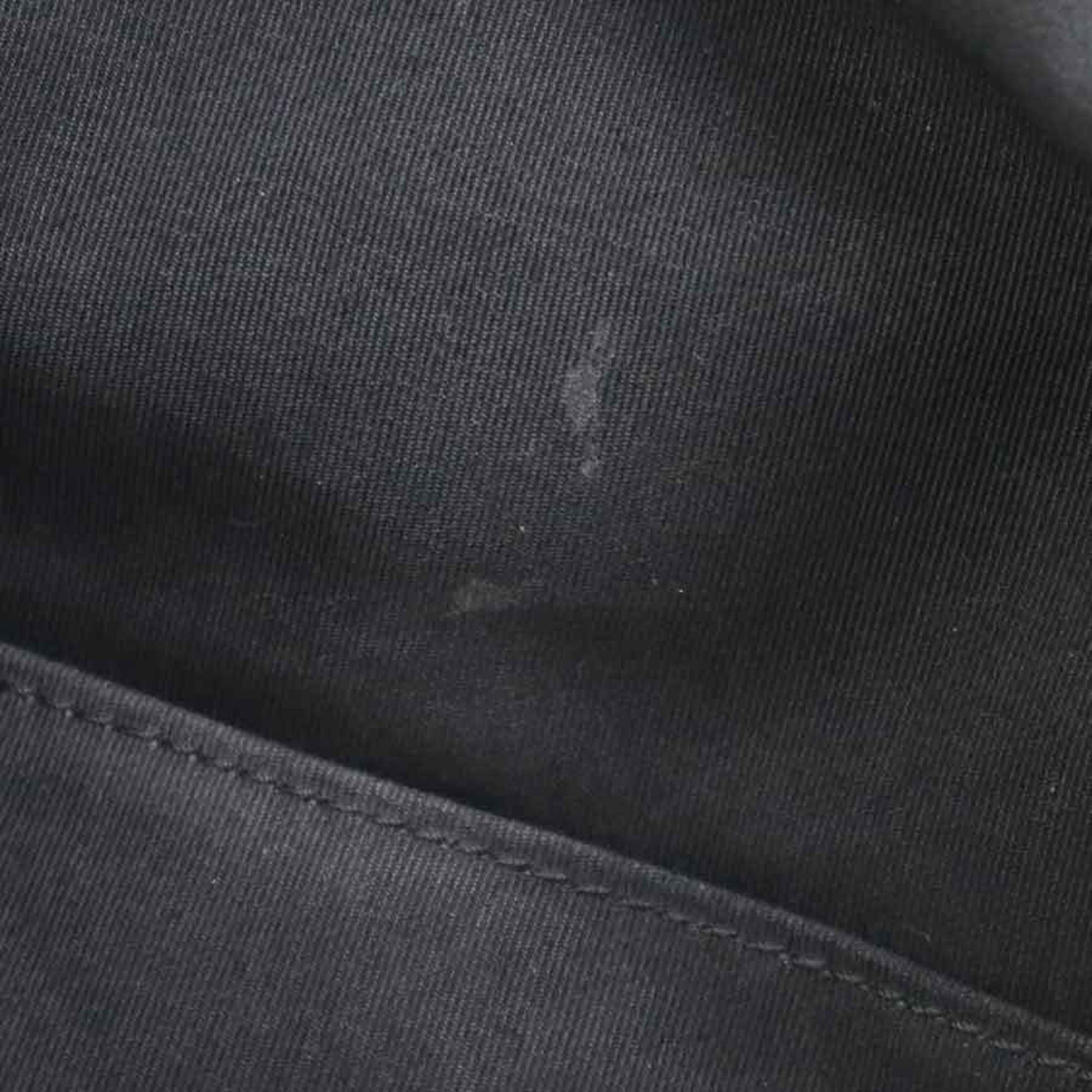 Chanel Black Leather Handbag Shoulder Bag (Pre-Owned)