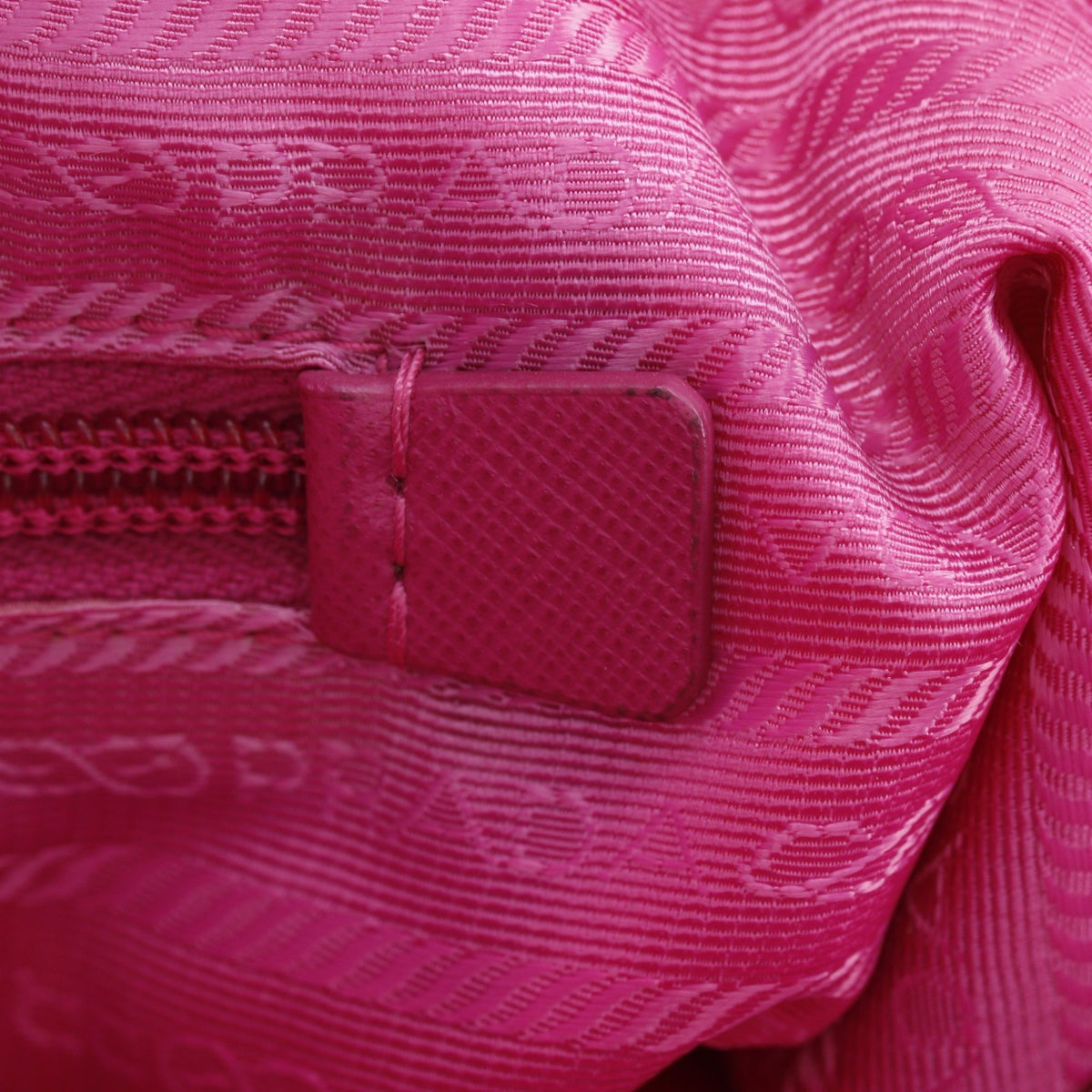 Prada Pink Nylon Tote Bag (Pre-Owned)