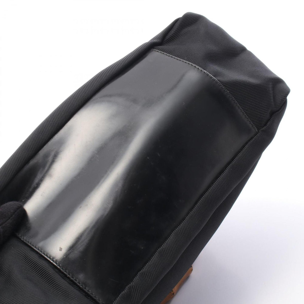 Gucci Black Canvas Leather Handbag (Pre-Owned)