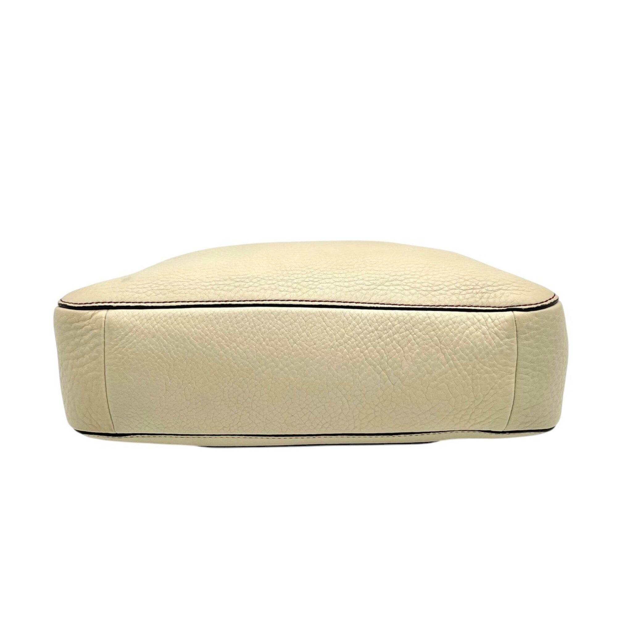 Coach Ivory Leather Handbag Shoulder Bag (Pre-Owned)