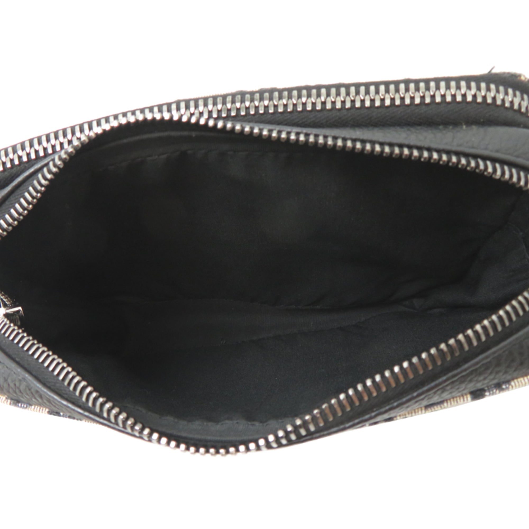 Christian Dior Black Fabric Leather Shoulder Bag (Pre-Owned)