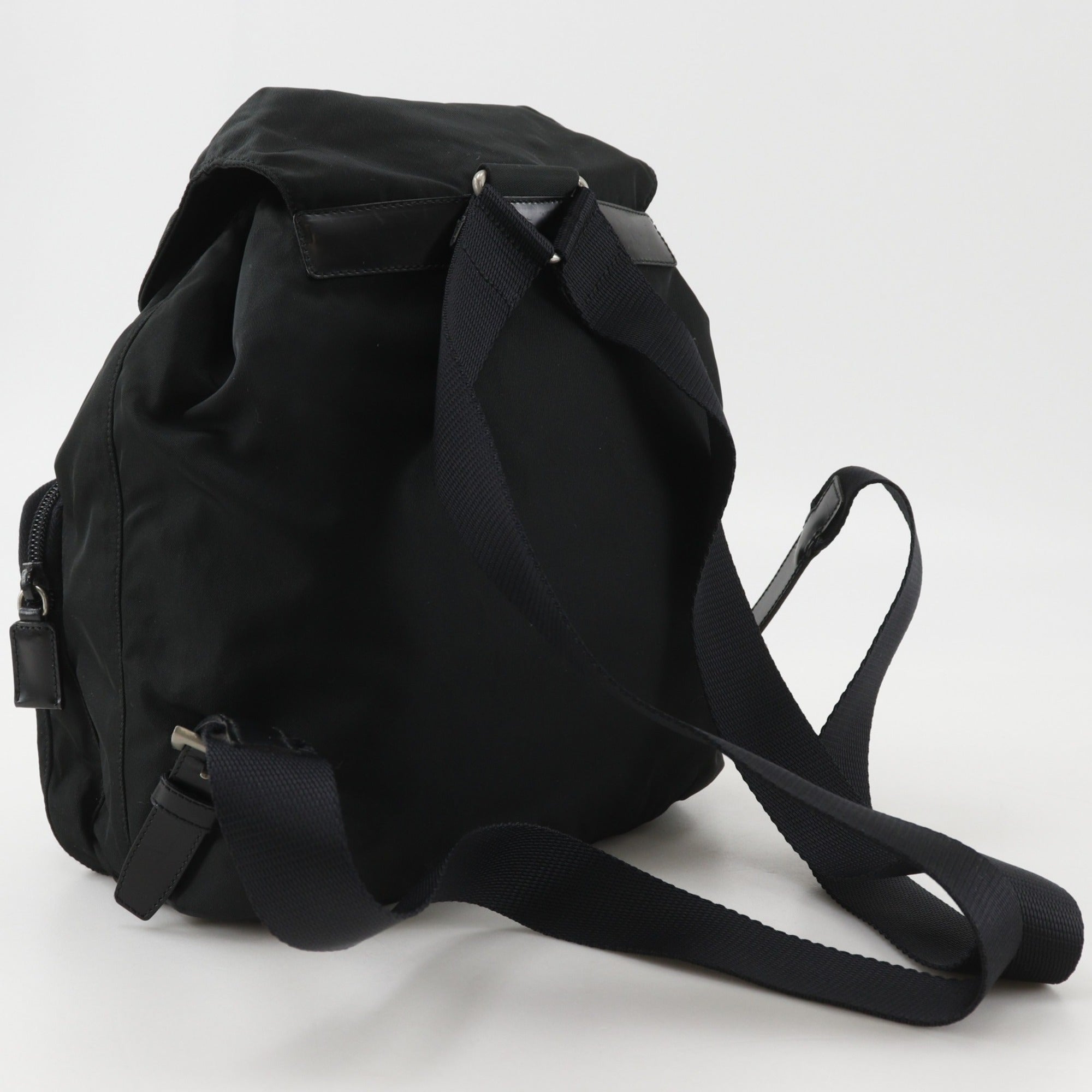 Prada Black Nero Nylon Backpack (Pre-Owned)
