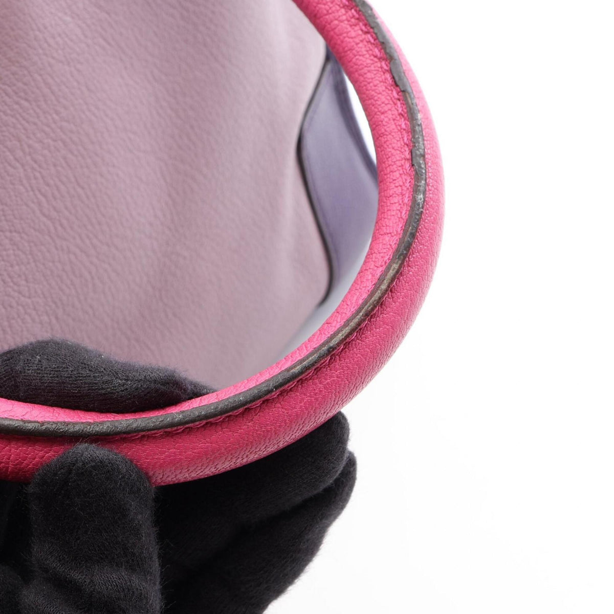 Loewe Pink Purple Leather Handbag (Pre-Owned)