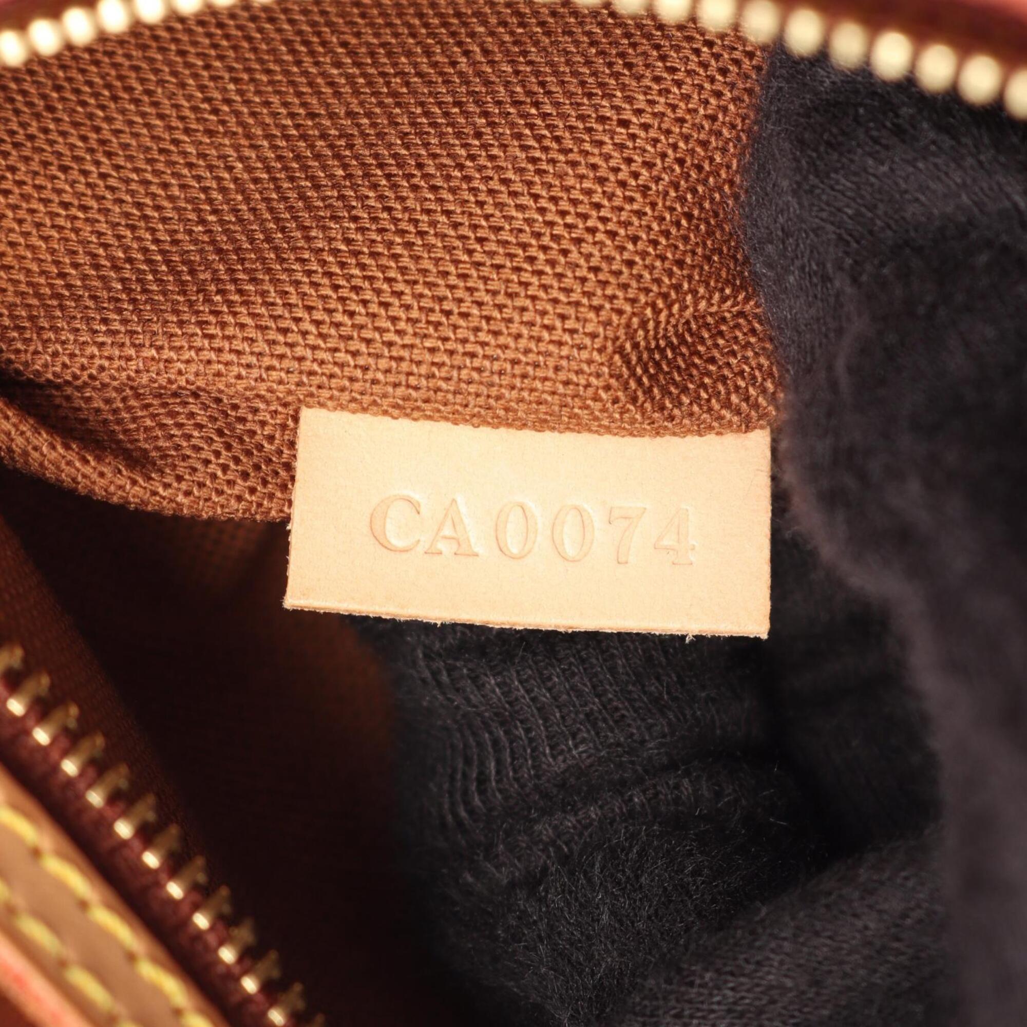 Louis Vuitton Brown Monogram Coated Canvas Handbag Shoulder Bag (Pre-Owned)