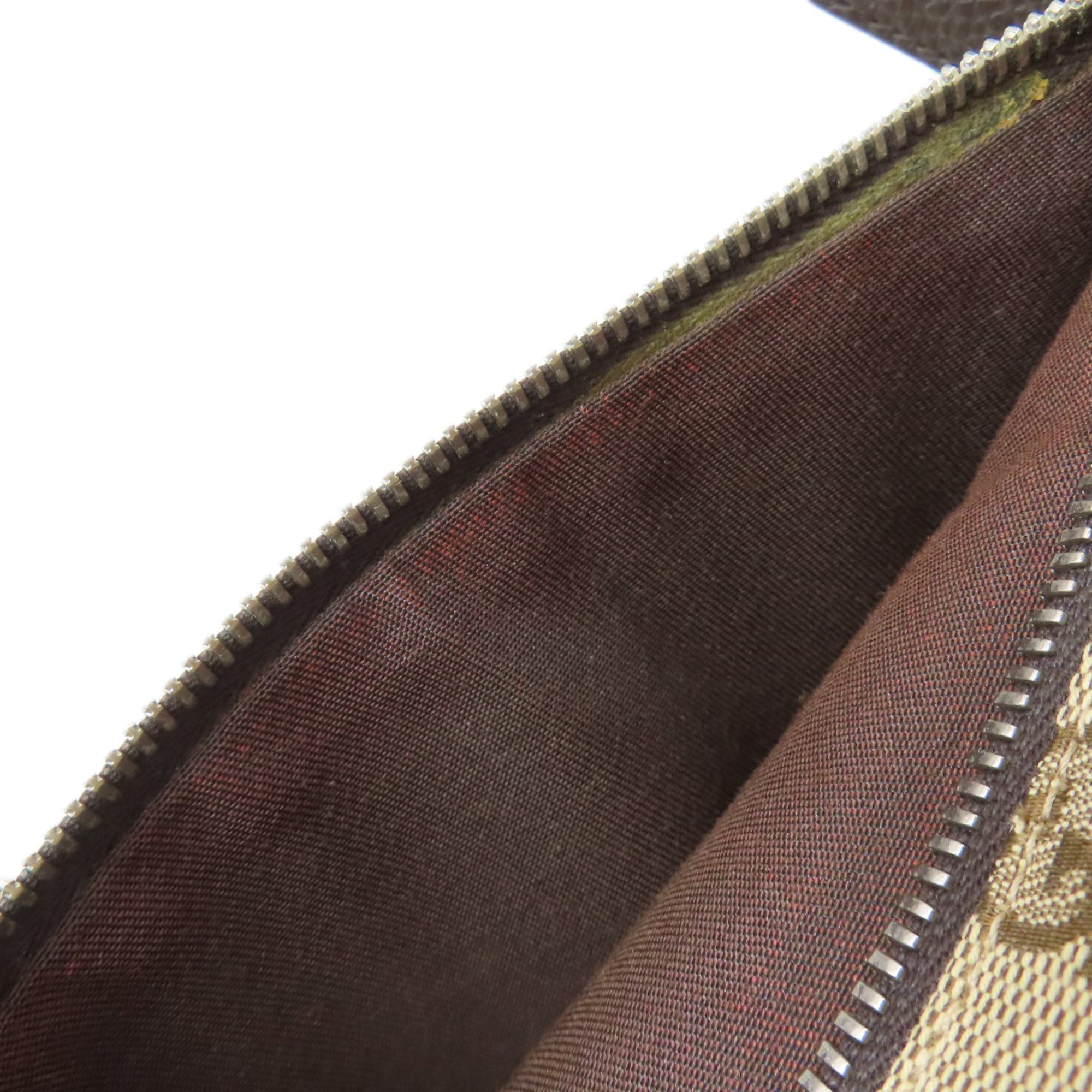 Gucci Brown Canvas Sling Bag (Pre-Owned)