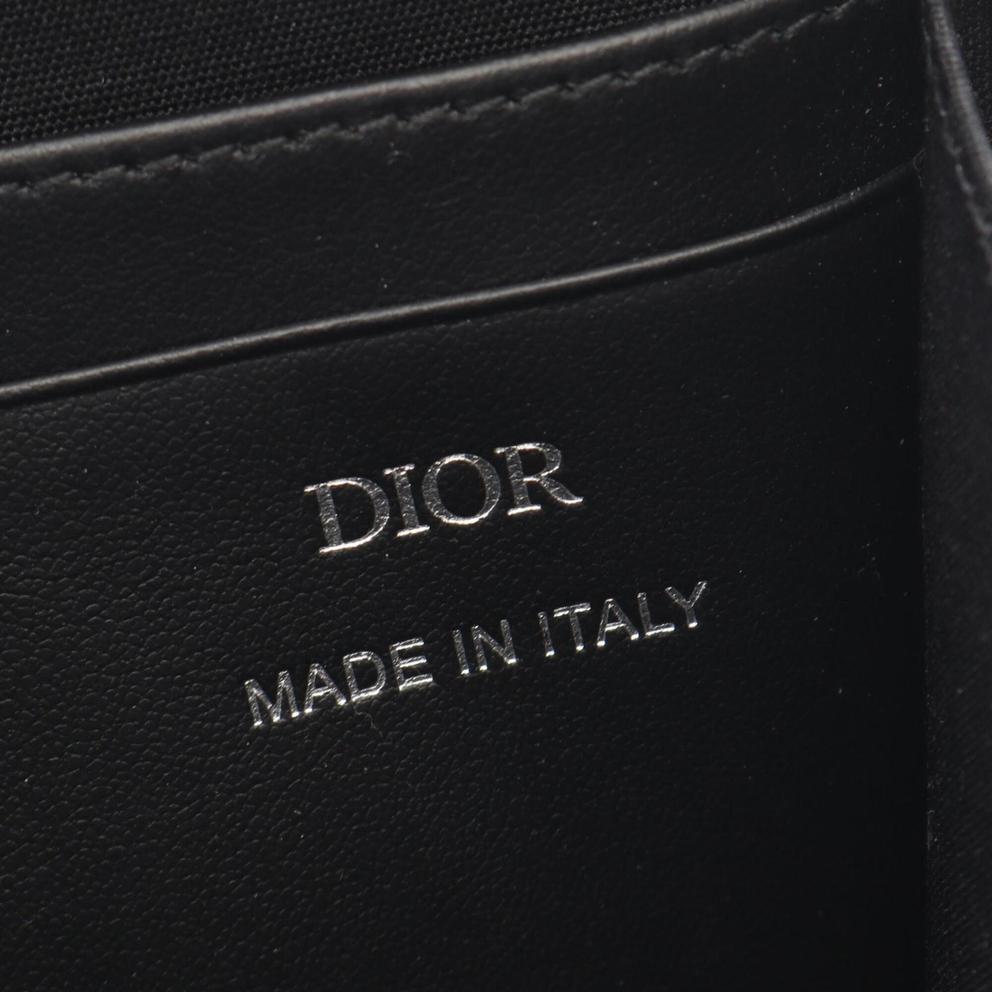 Christian Dior Black Leather Handbag Shoulder Bag (Pre-Owned)