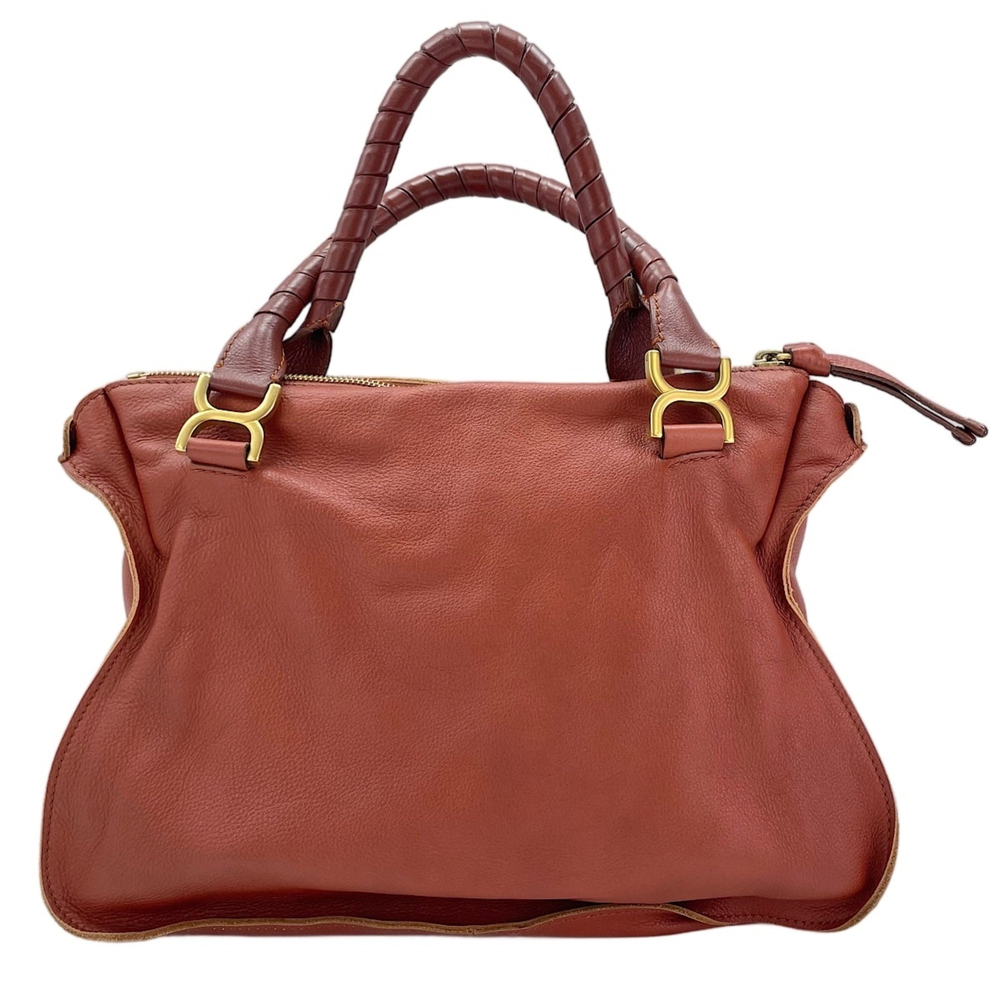 Chloé Marcie Brown Tote Bag (Pre-Owned)